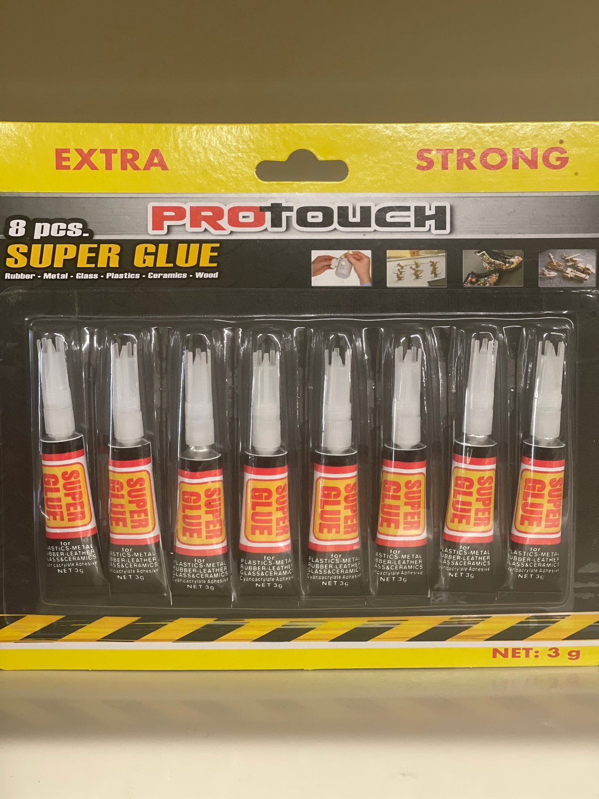 8 pcs super glue