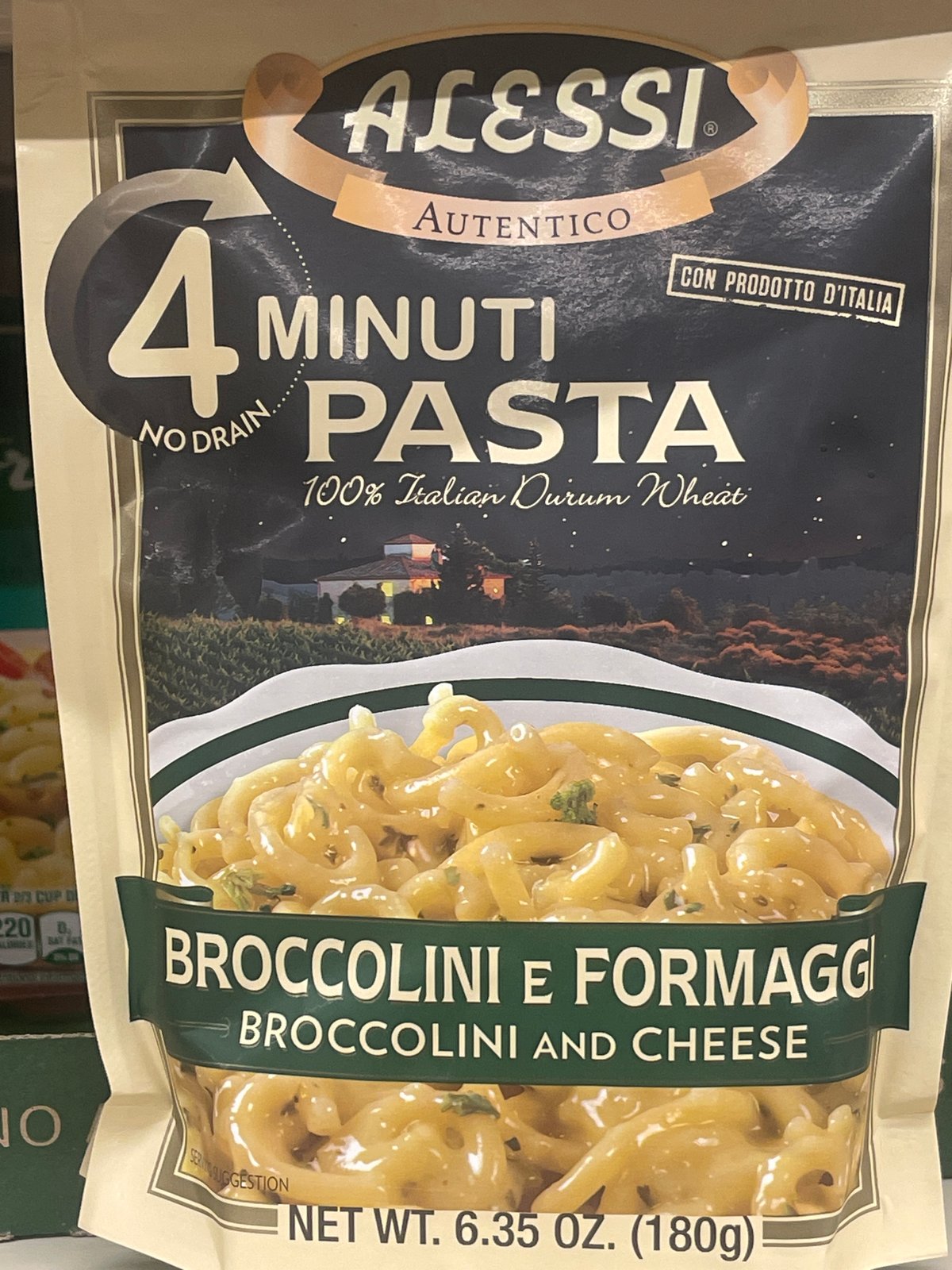 Alessi 4minuti pasta broccolini&ch