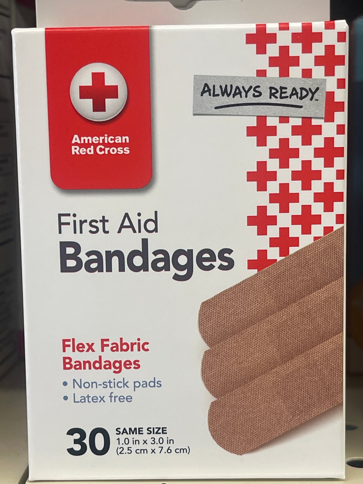 American red cross first aid bandages