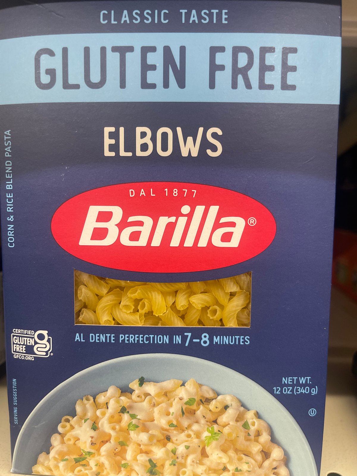 Barilla elbows gluten free