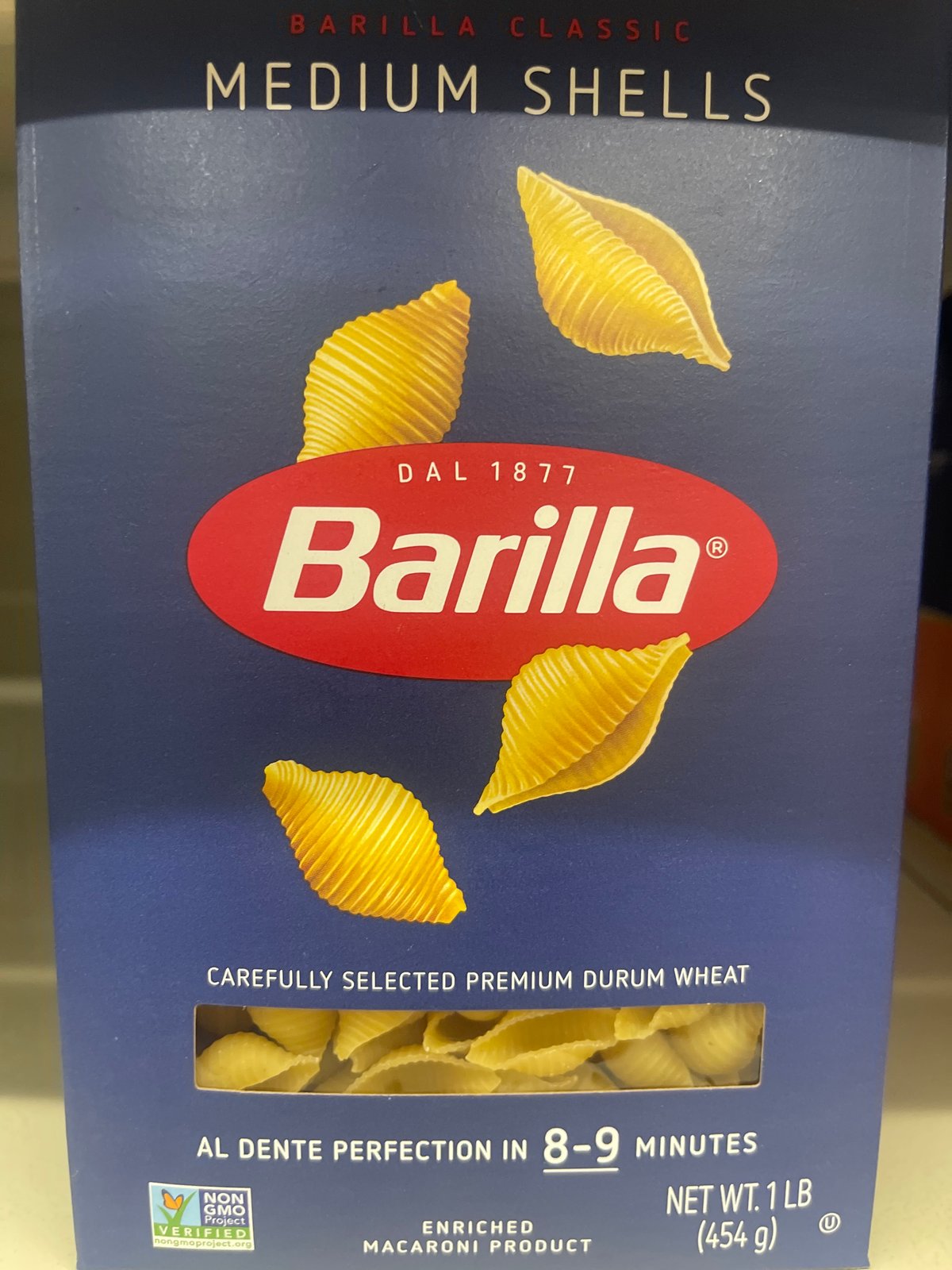 Barilla medium shells