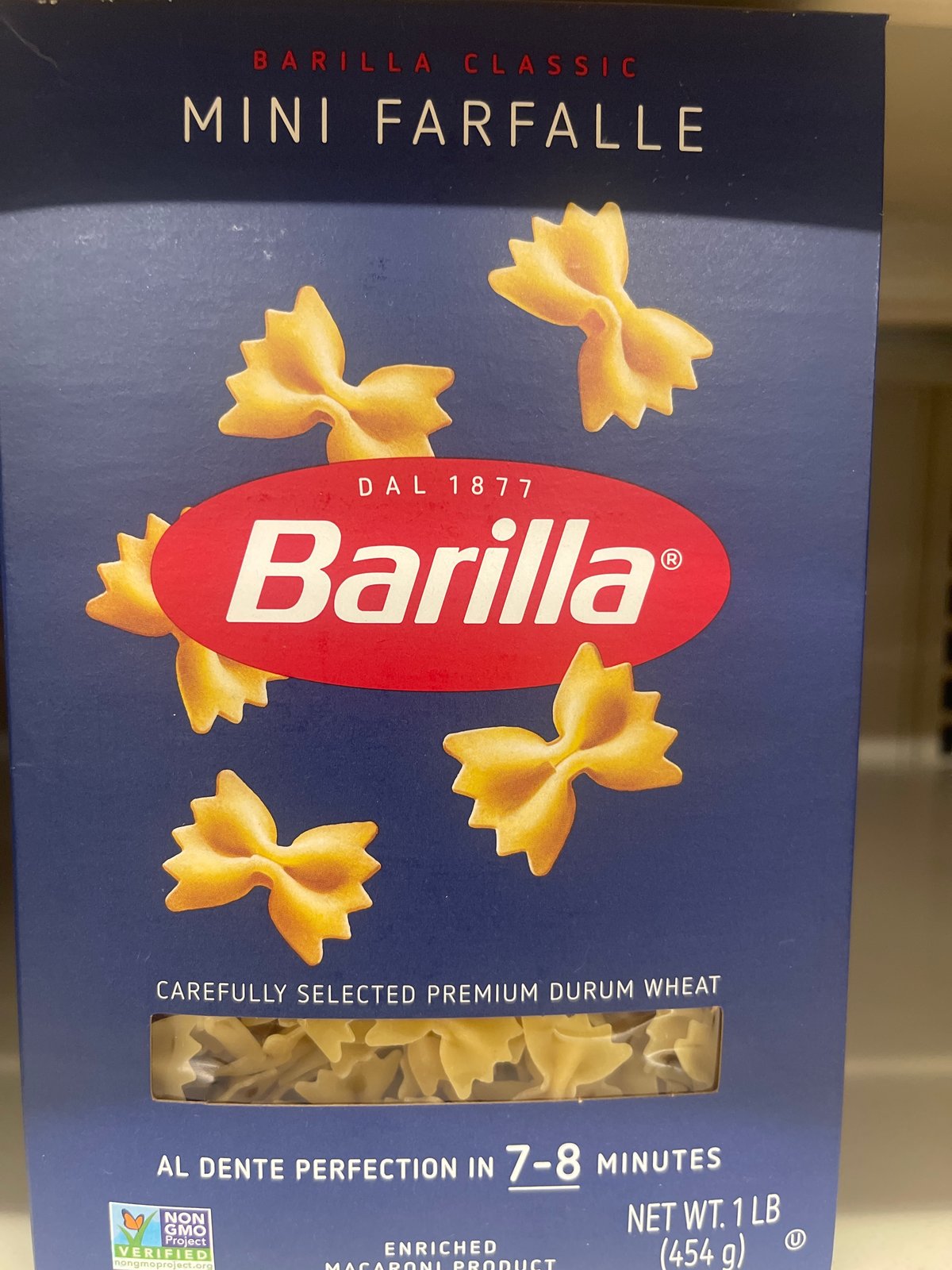 Barilla mini farfalle