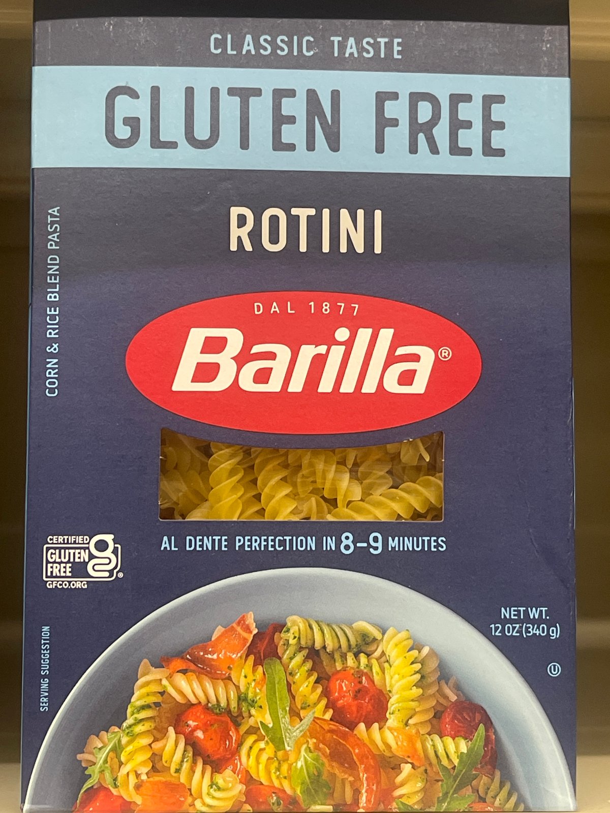 Barilla rotini gluten free