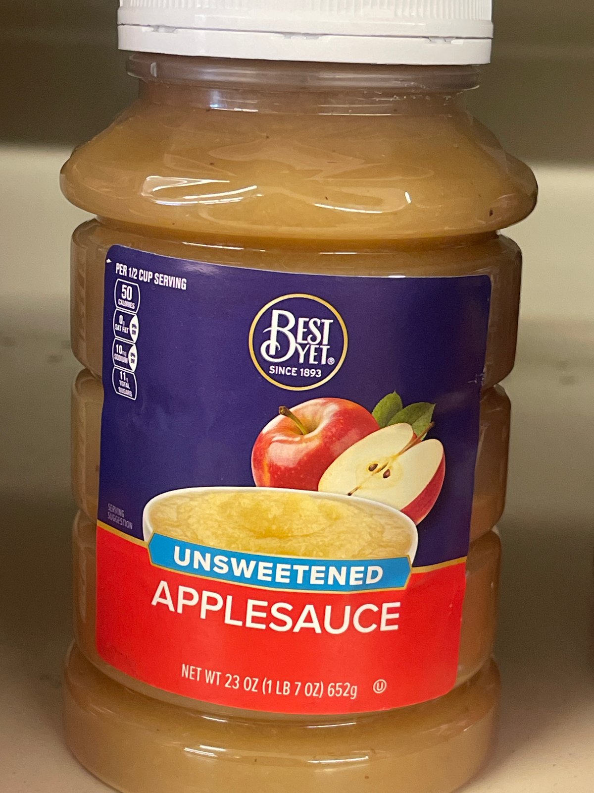 Best yet apple sauce unsweetened