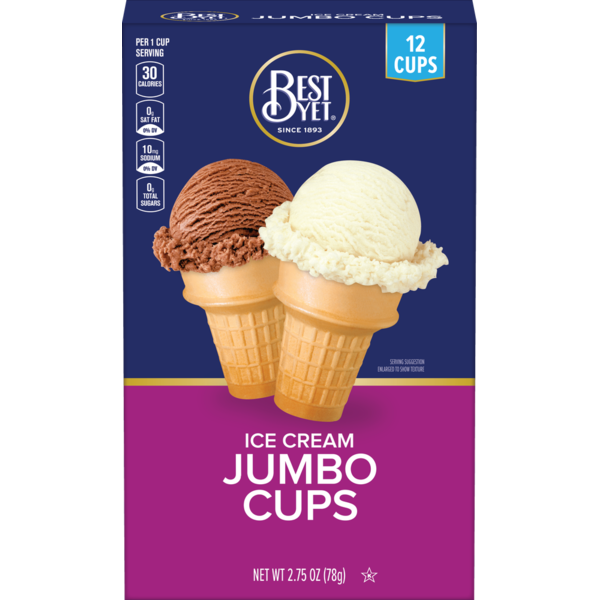 Best Yet Cake Cup Ice Cream Cone Jumbo