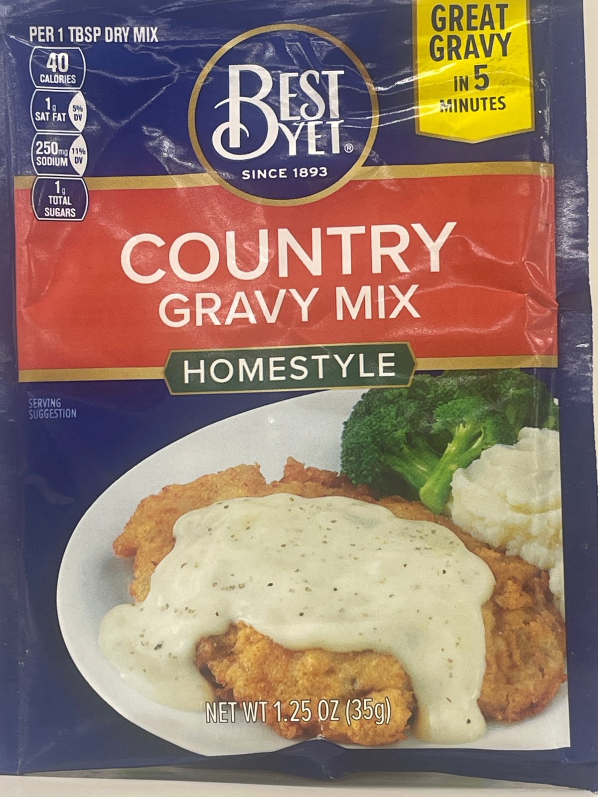 Best yet country gravy mix