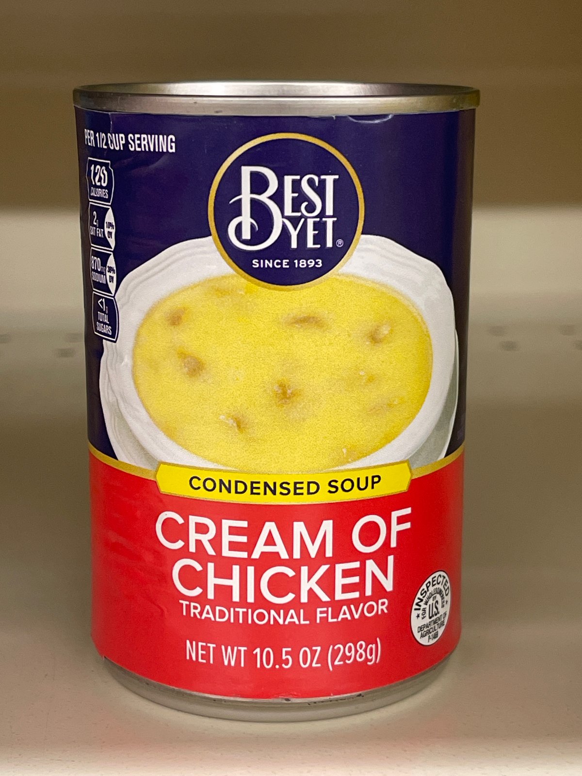 Best yet cream of chicken traditional flav