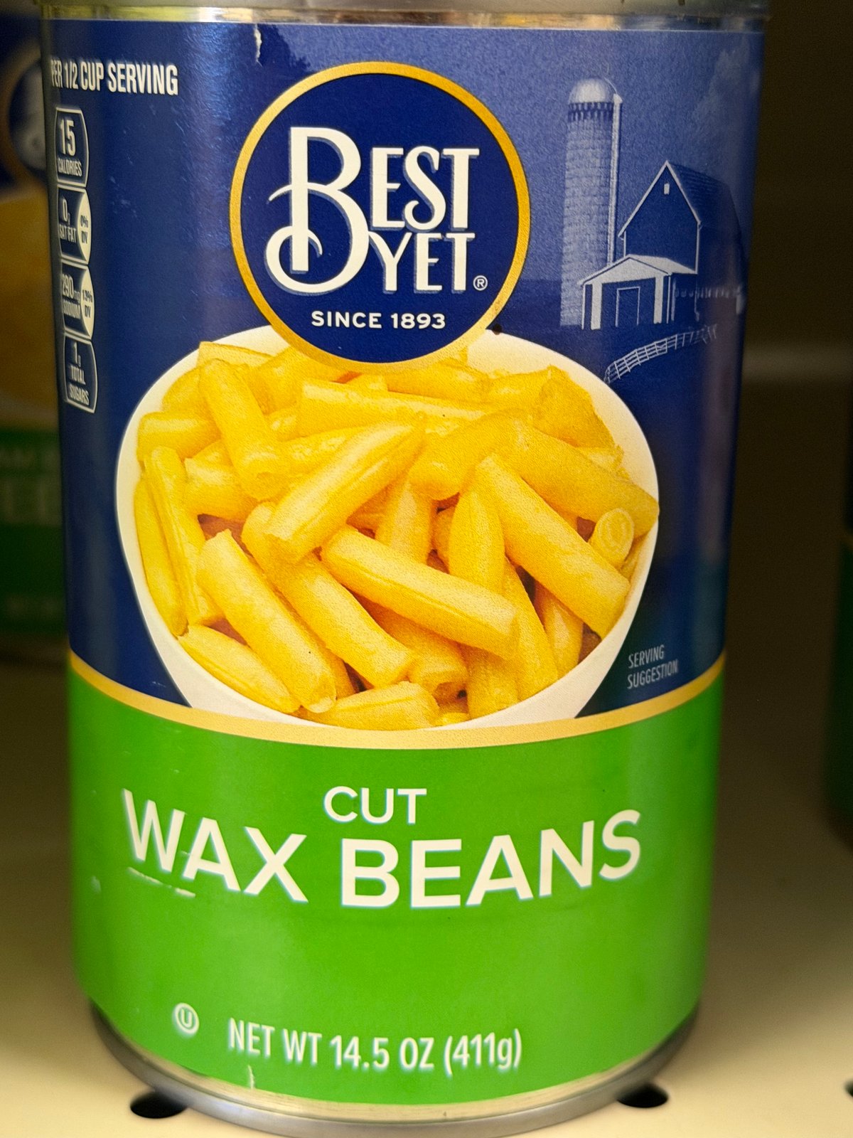BEST YET CUT WAX BEANS