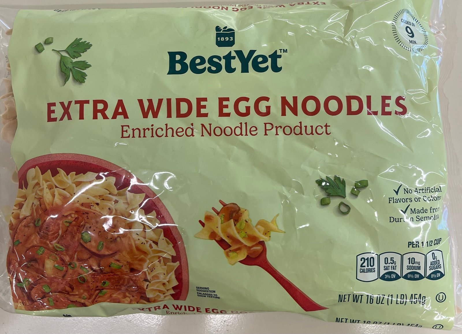 Best yet extra wide egg noodles