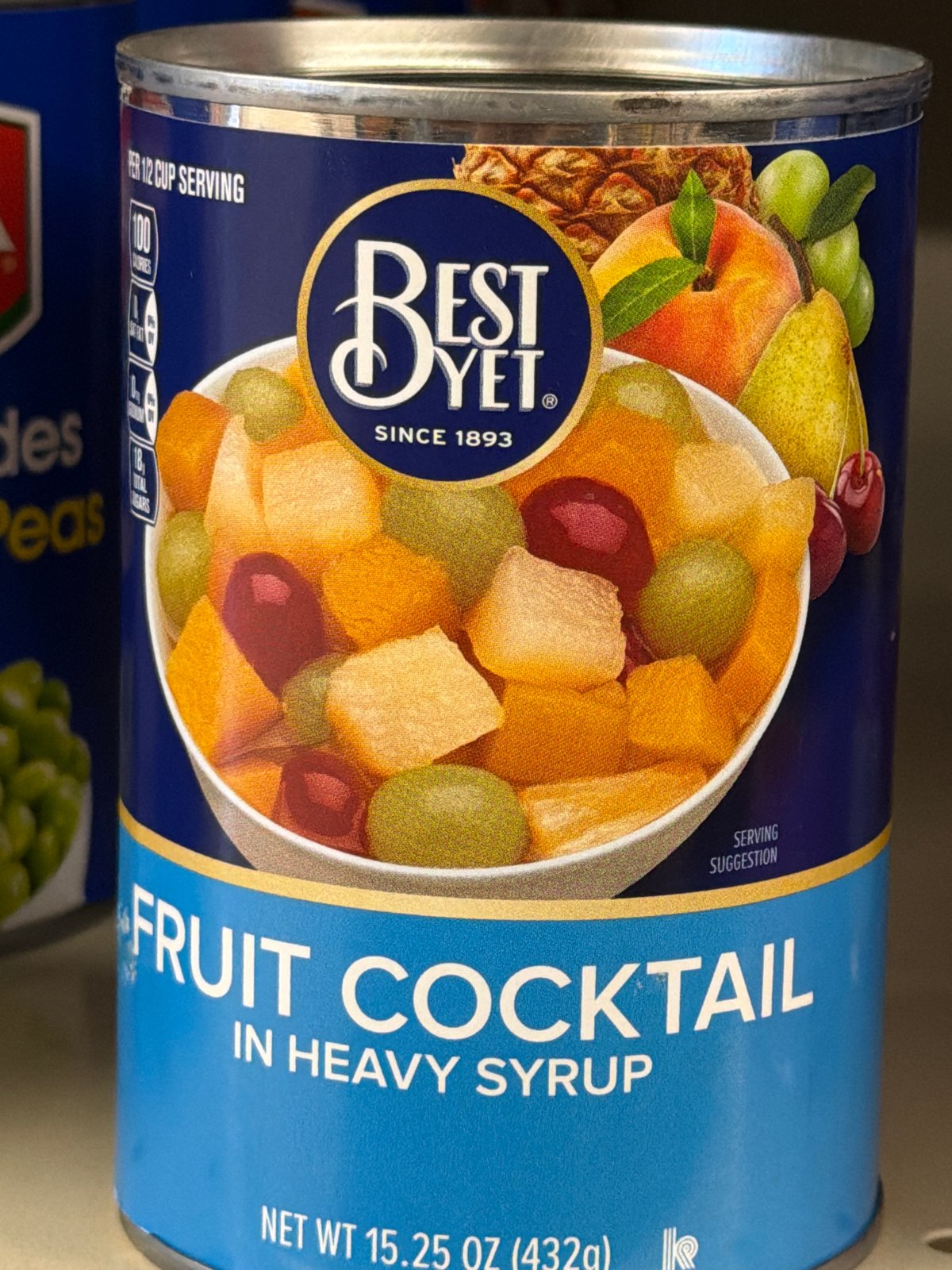 BEST YET FRUIT COCKTAIL 15.25oz