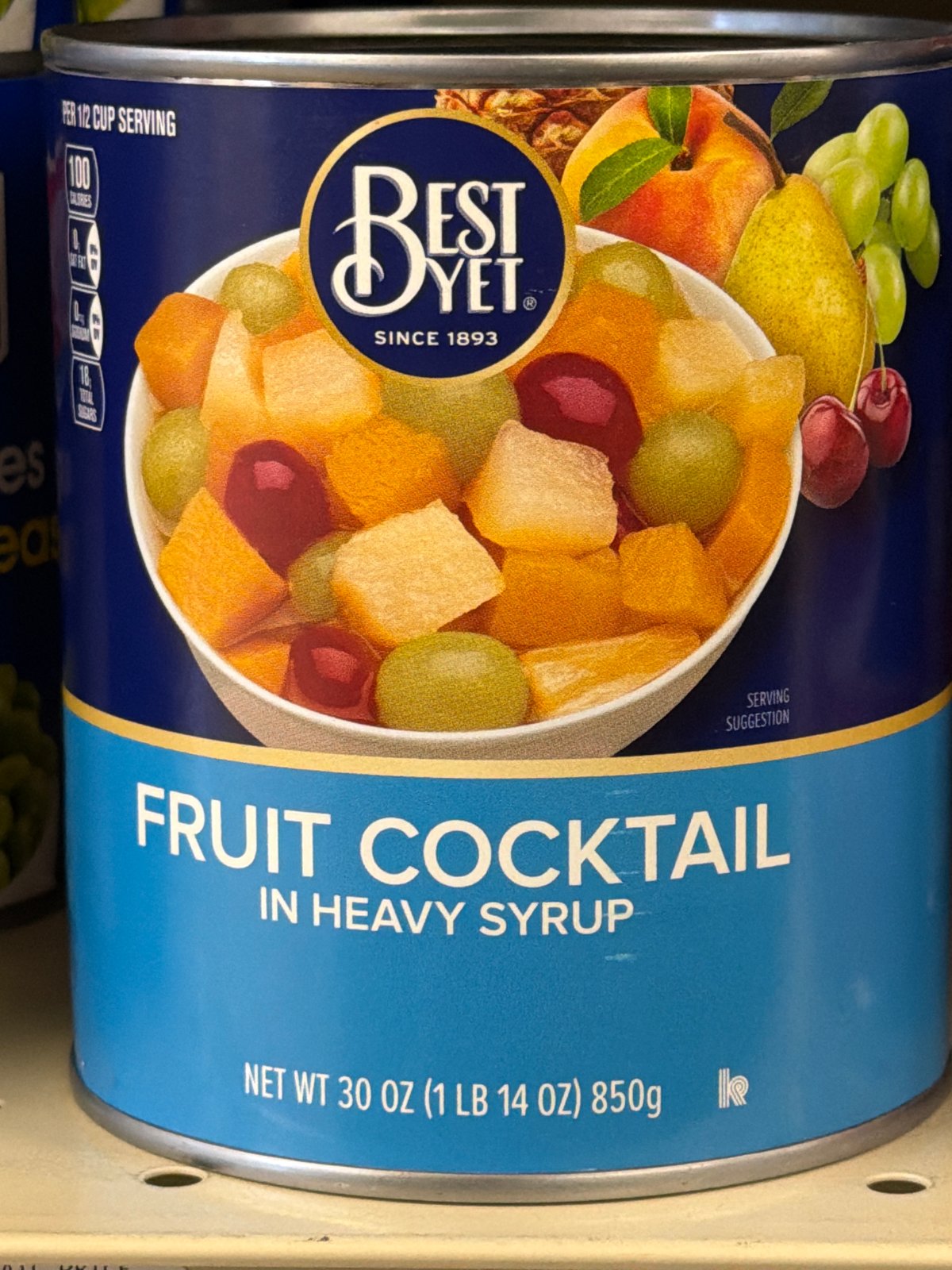 BEST YET FRUIT COCKTAIL 30oz