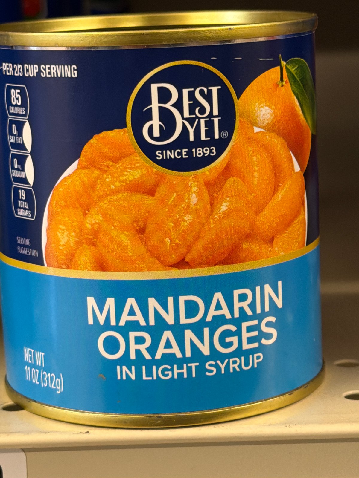 BEST YET MANDARIN ORANGES