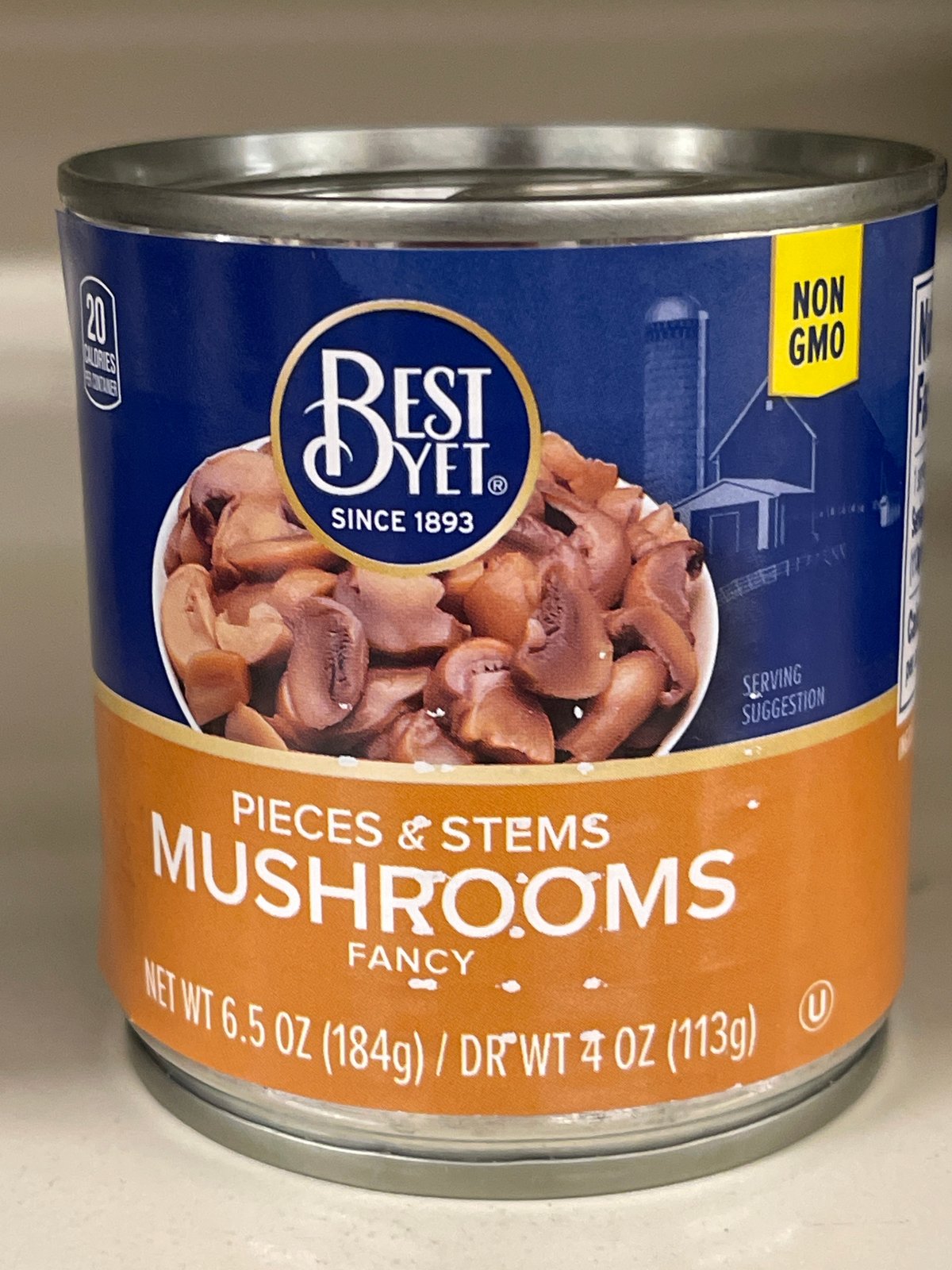 Best yet mushrooms fancy 6.5 oz