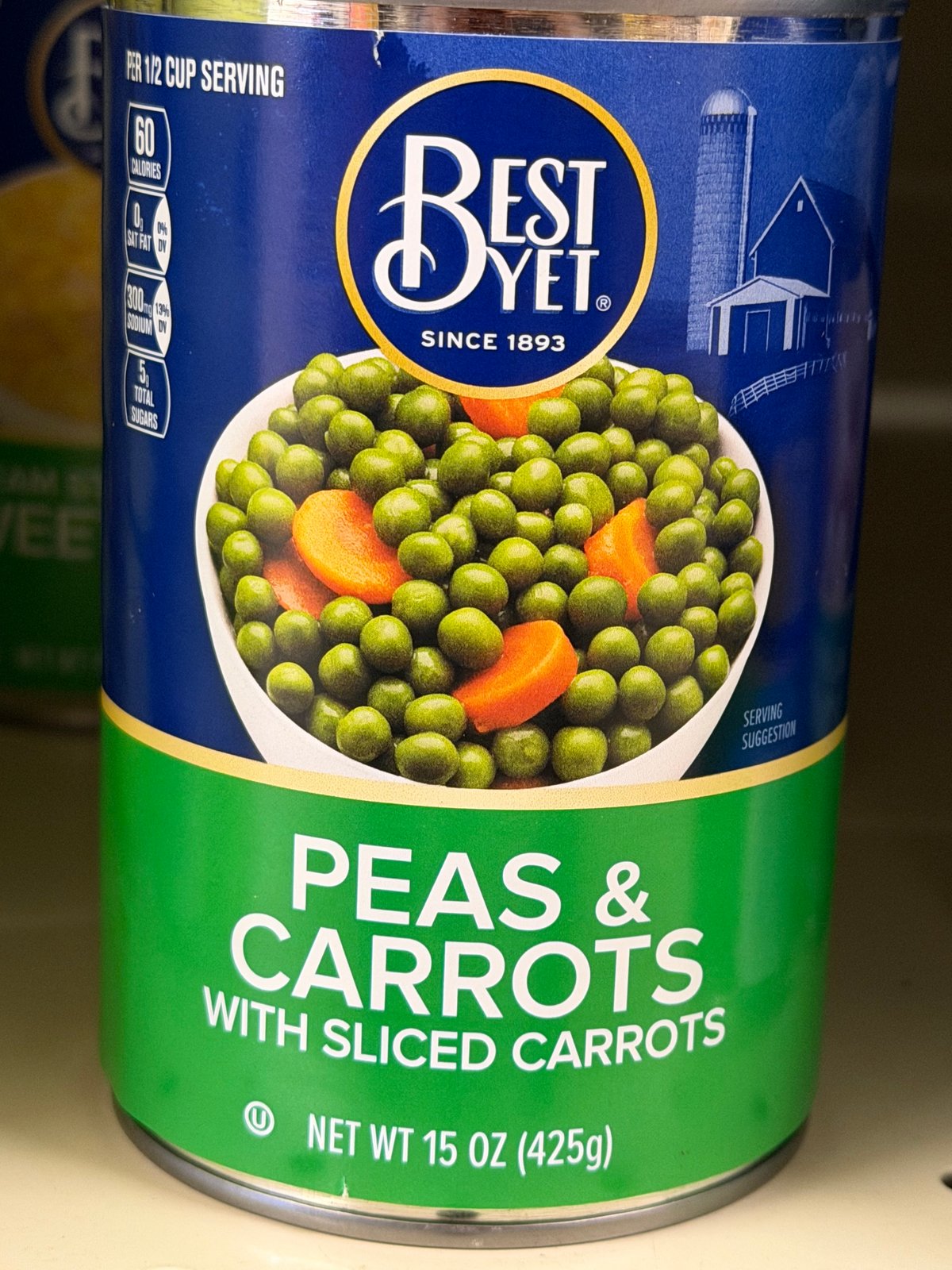 BEST YET PEAS AND CARROTS