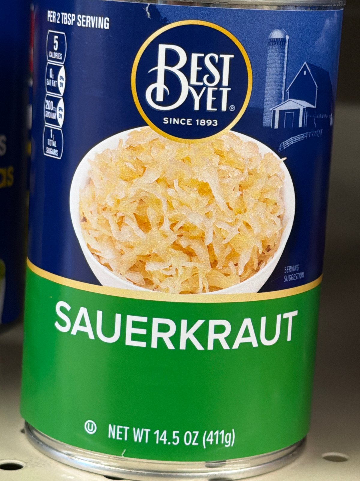 BEST YET SAUEKRAUT