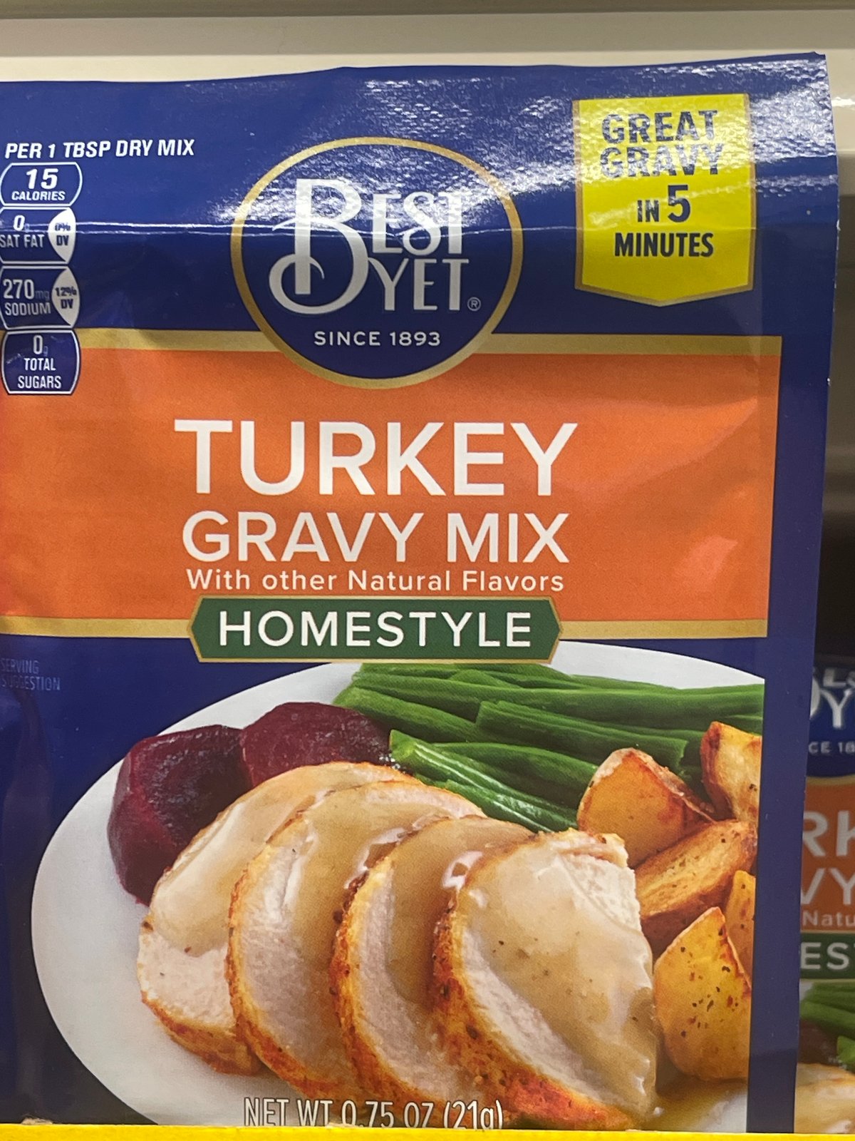 Best yet turkey gravy mix