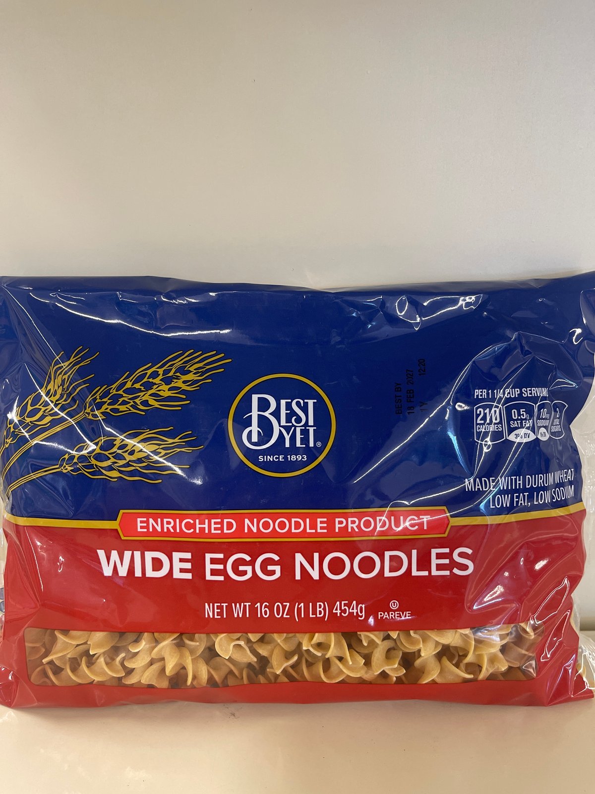 Best yet wide egg noodles