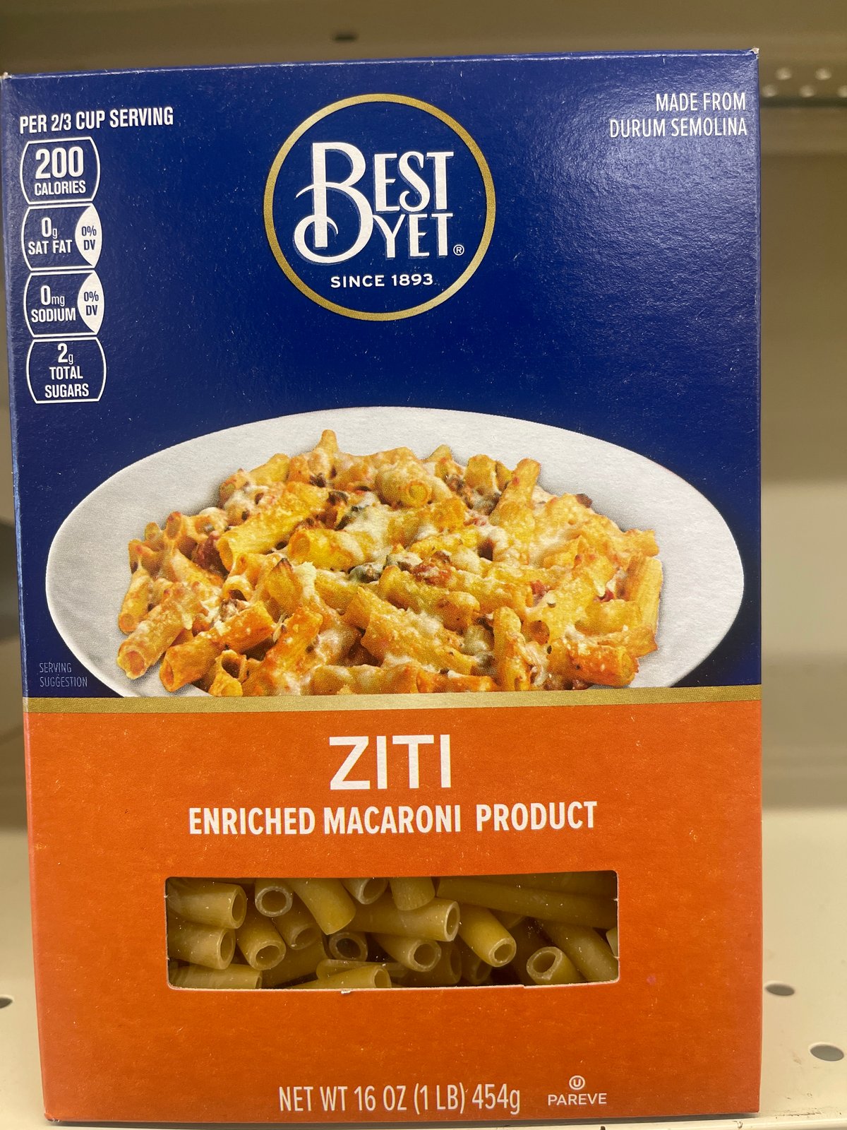 BEST YET ZITI 16oz
