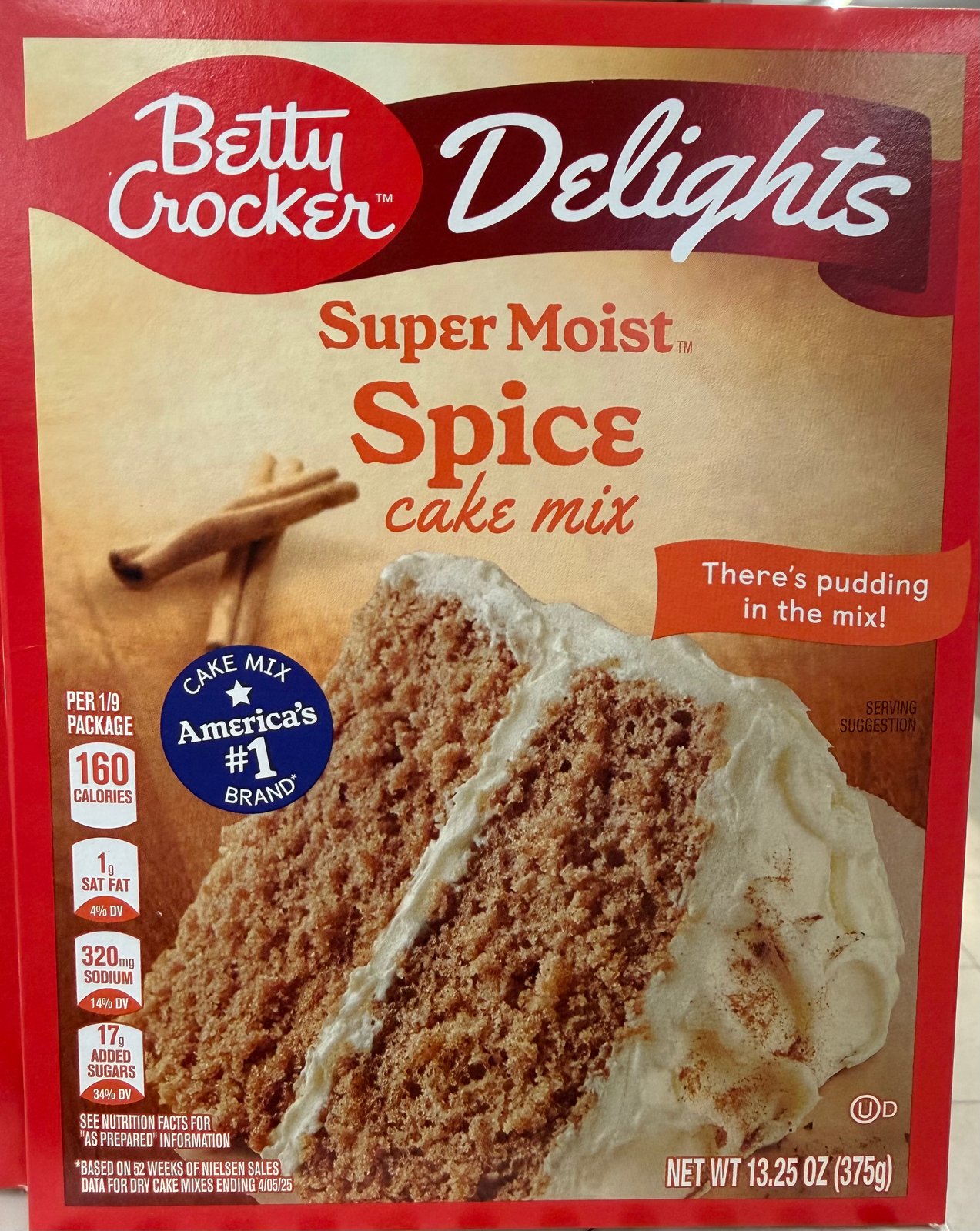 Betty CR Cake Mix 13.25oz