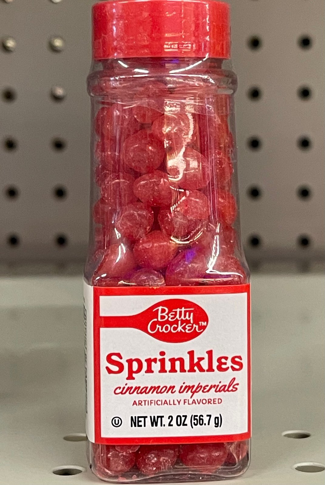 Betty Crocker cinnamon imperials sprinkles
