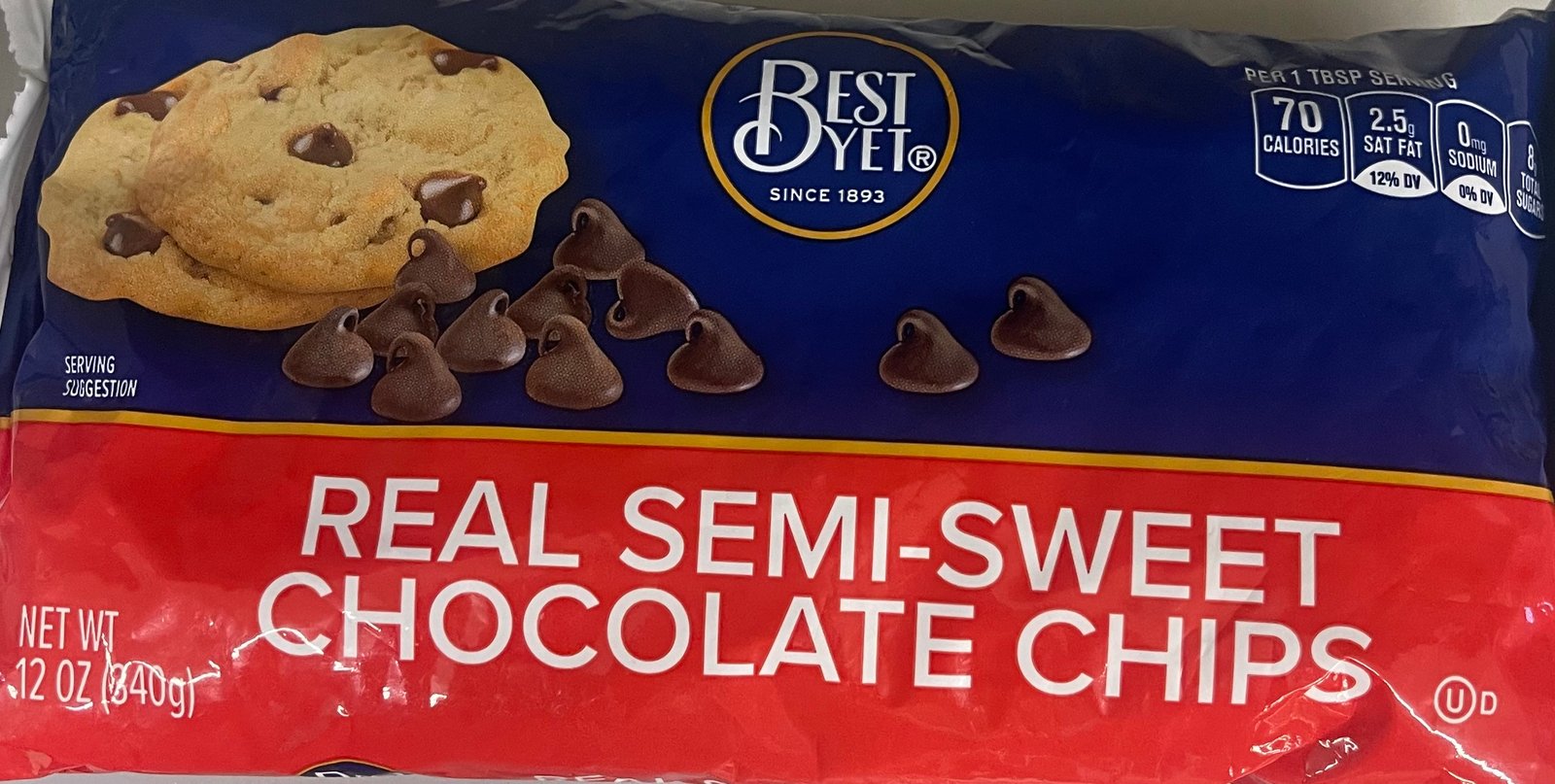 BY real semi sweet chocolate chips