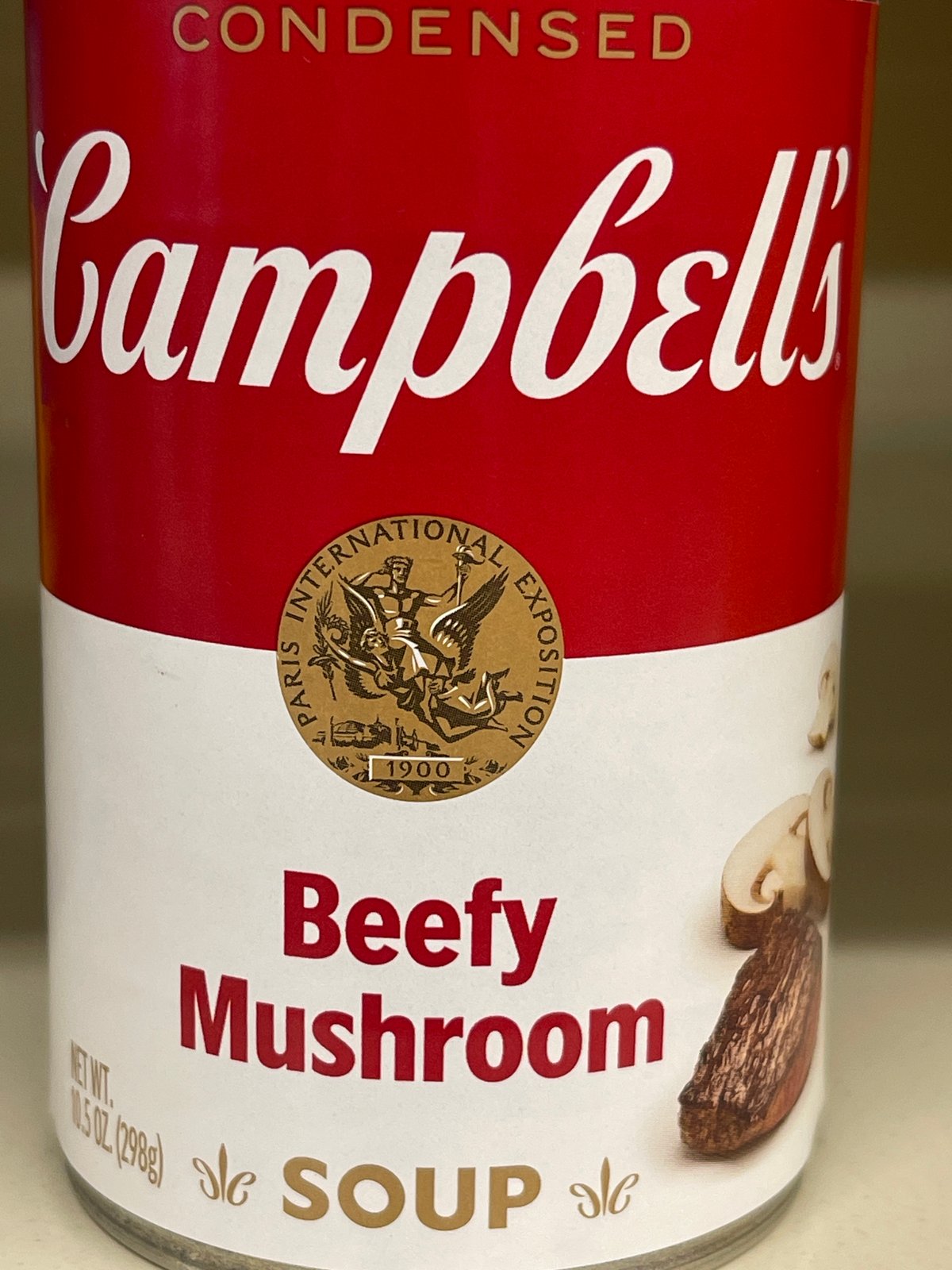Campbells beefy mushroom