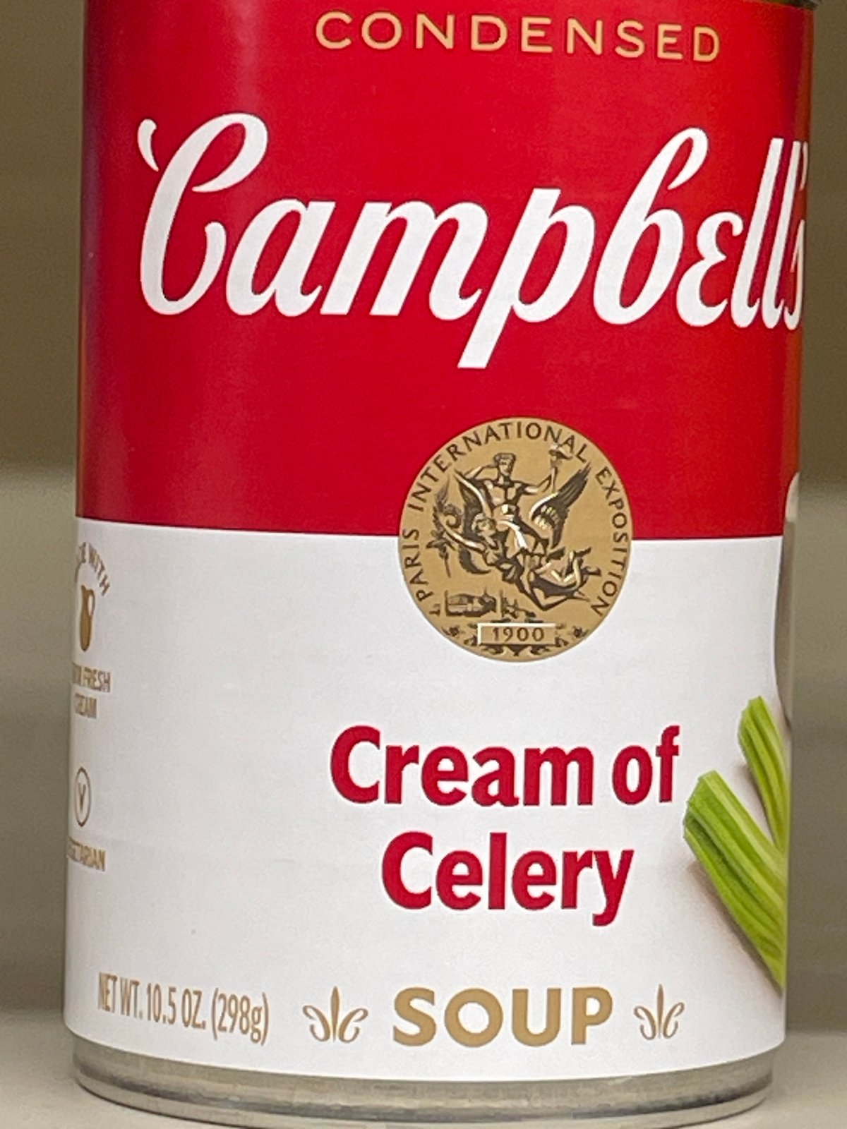 Campbells cream of celery soup