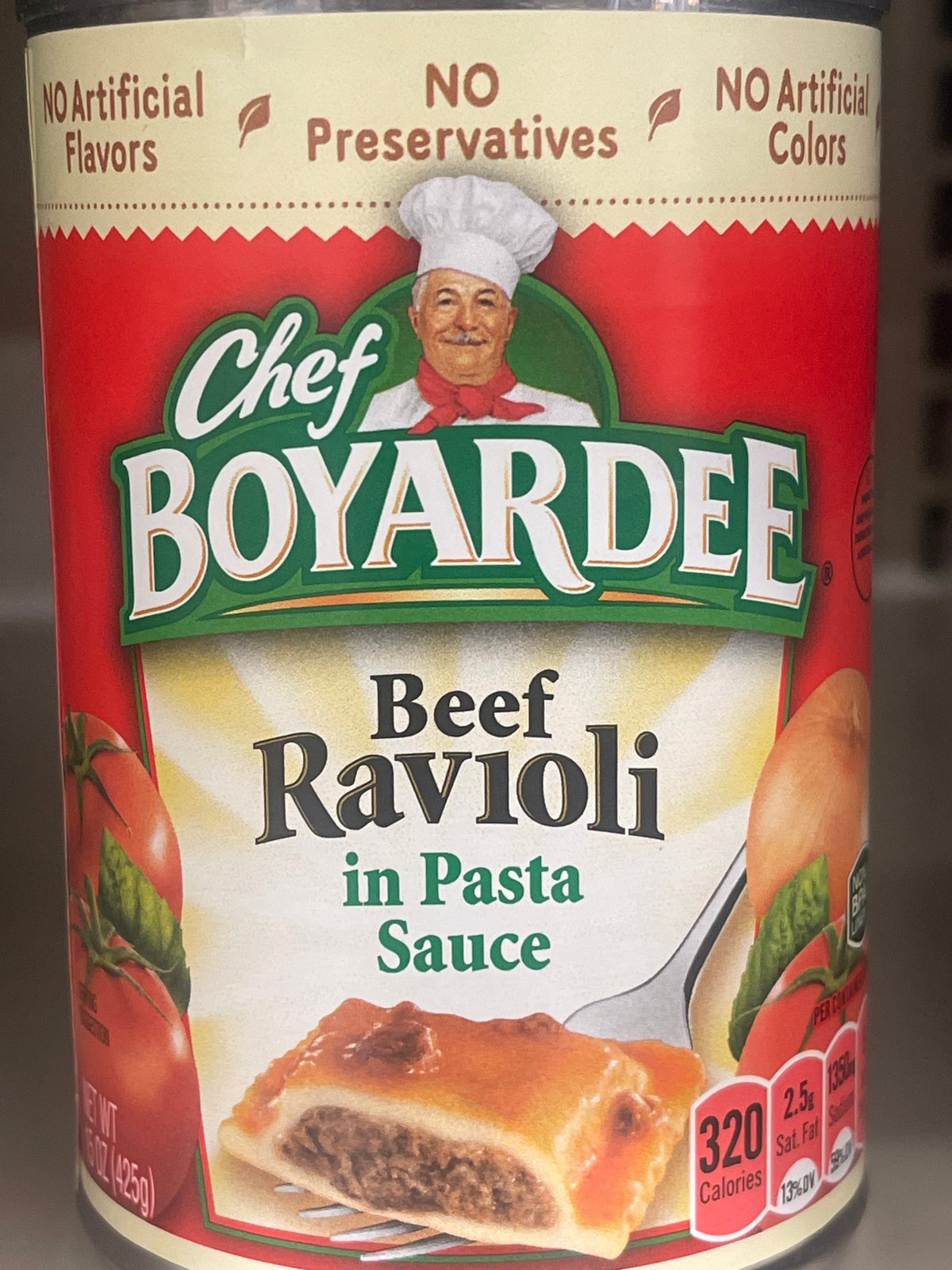 Chef boyardee beef ravioli