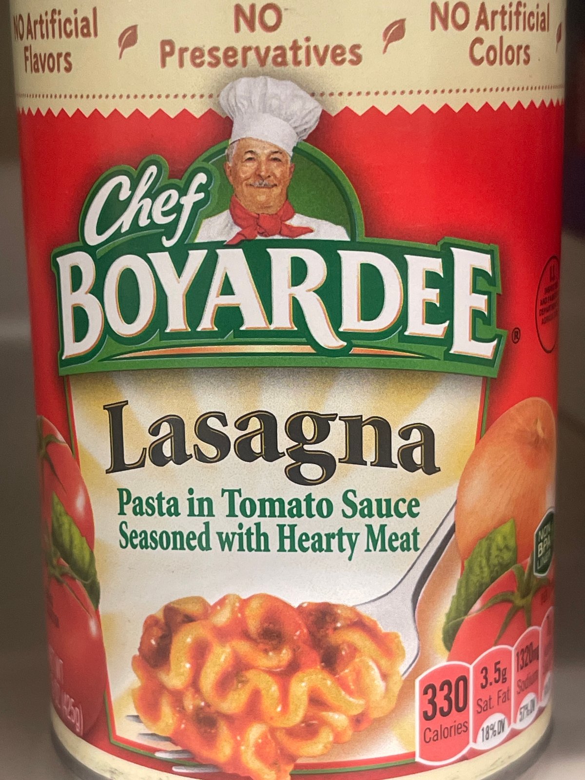 Chef boyardee lasagna