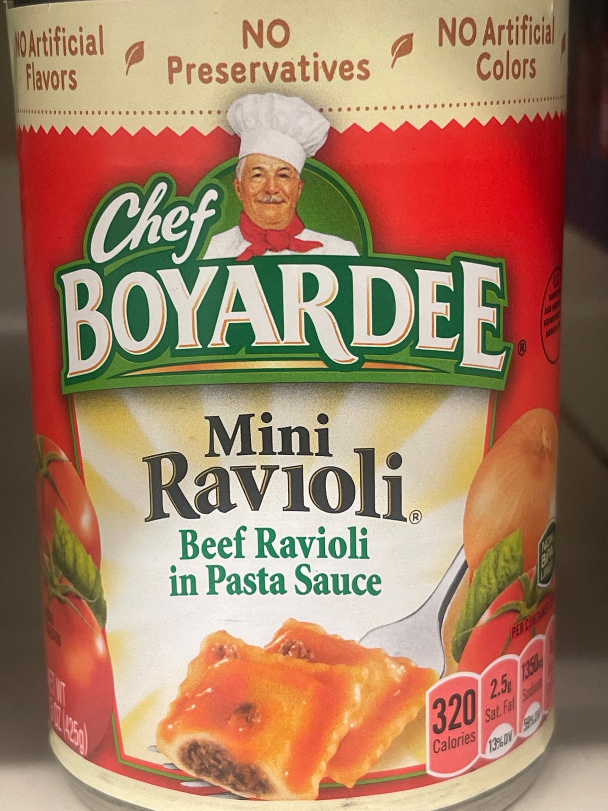 Chef boyardee mini ravioli