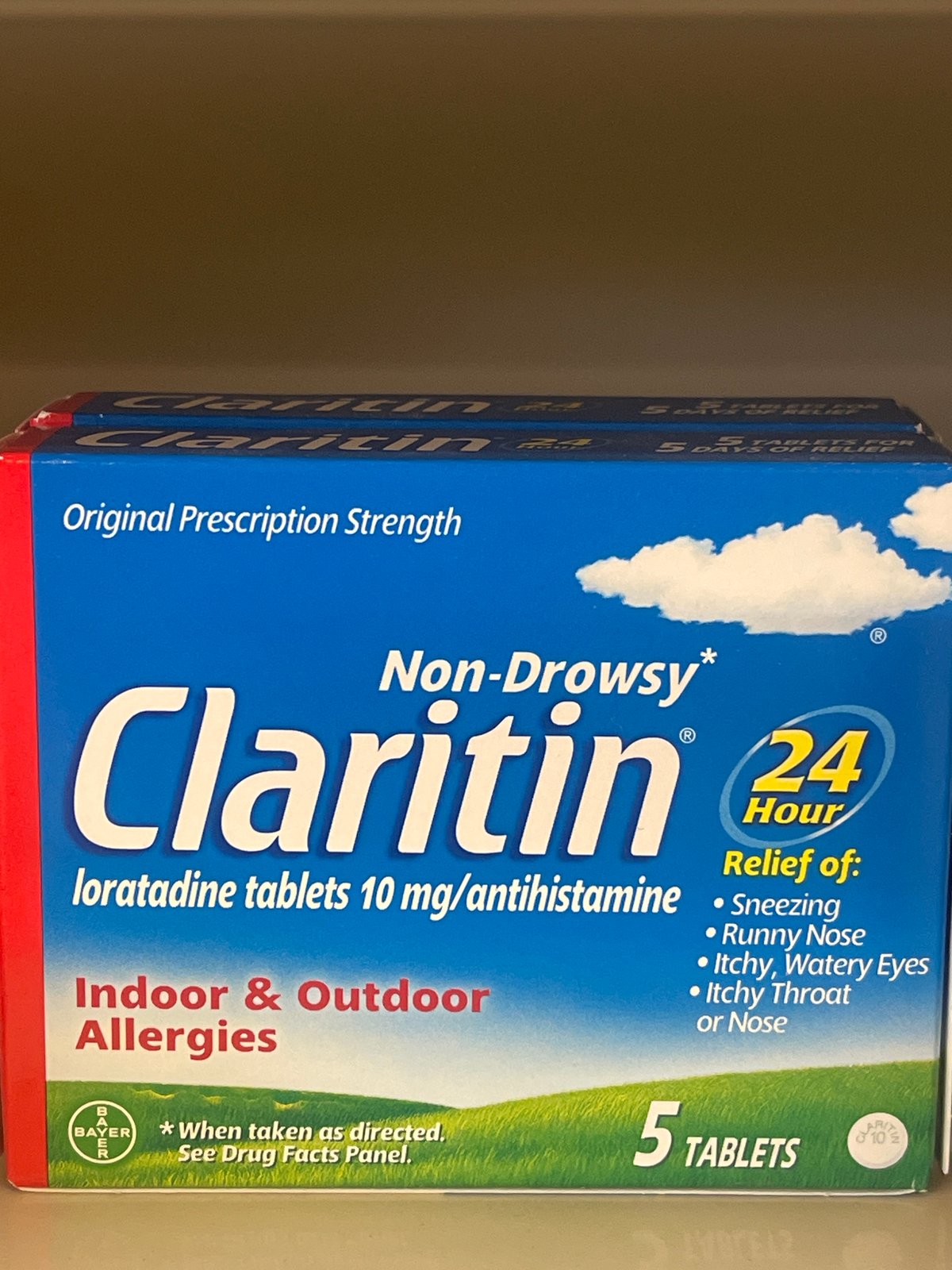 Claritin indoor&outdoor allergies