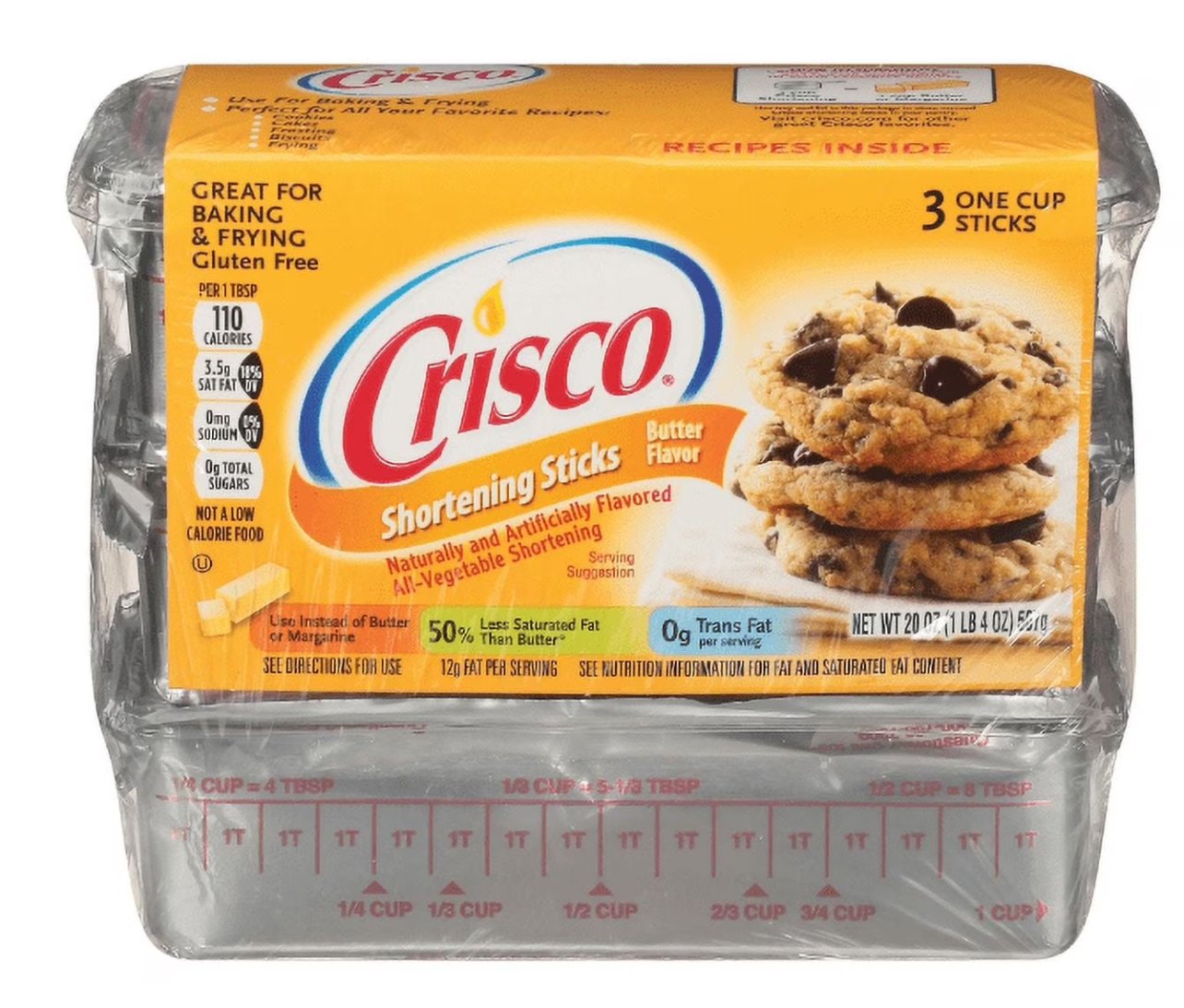 Crisco shortening sticks- butter flavor