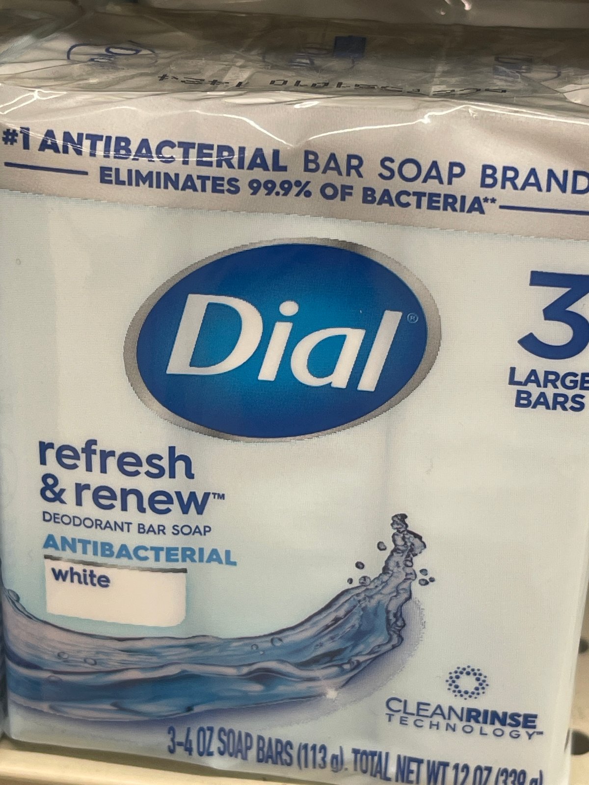 Dial ante bacterial soap