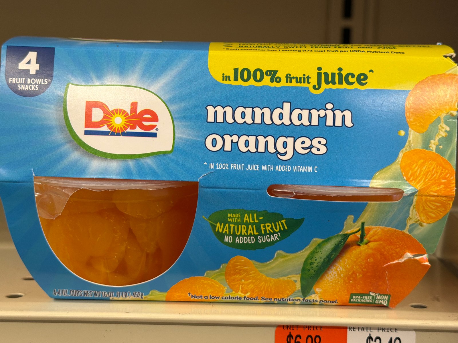 DOLE MANDARIN ORANGES