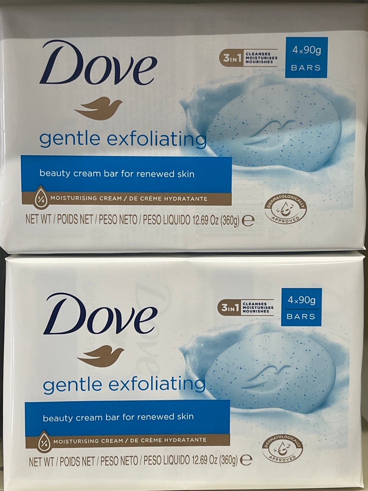 Dove gentle exfoliating