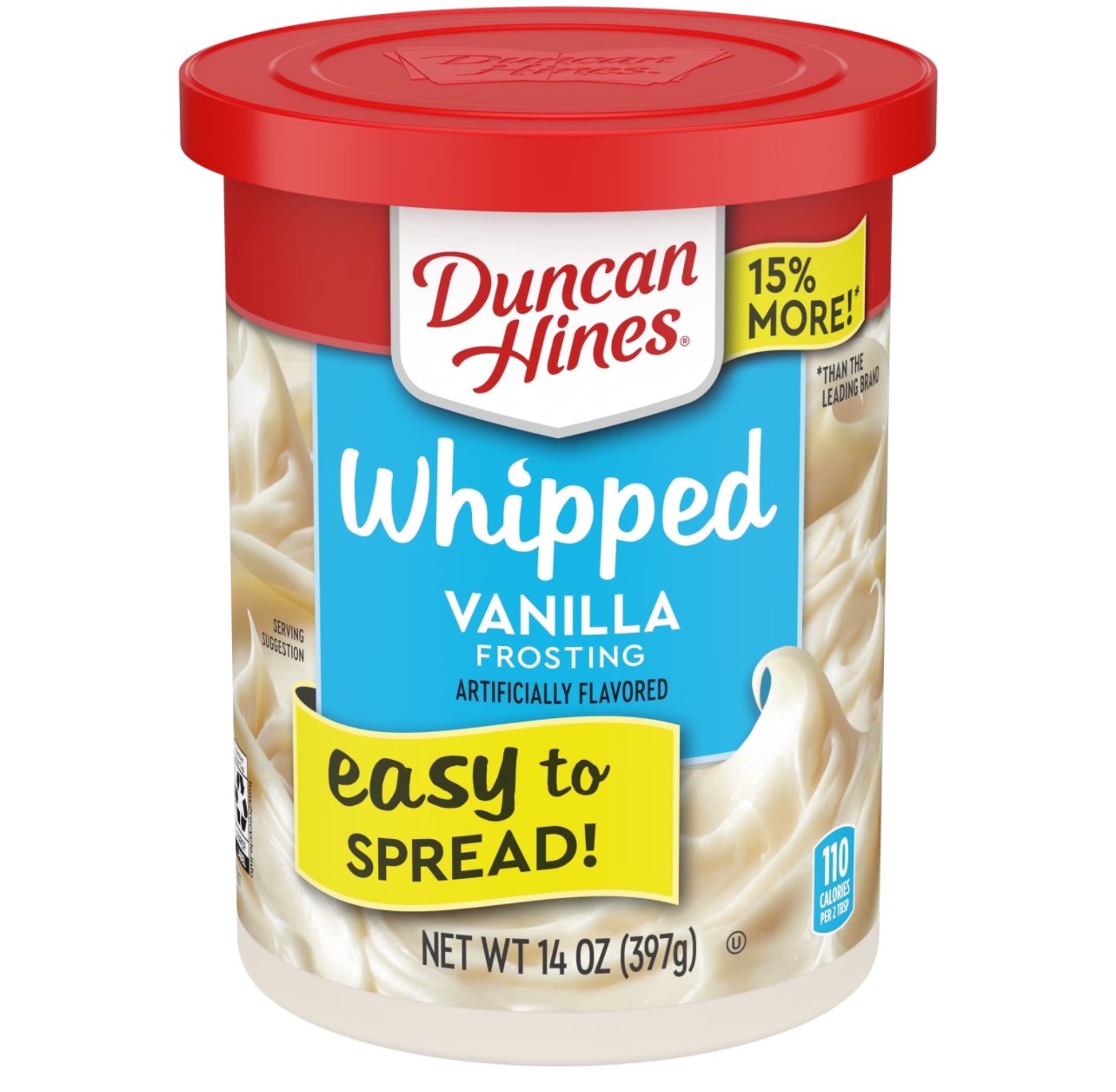 Duncan hines whipped vanilla frosting 14 oz