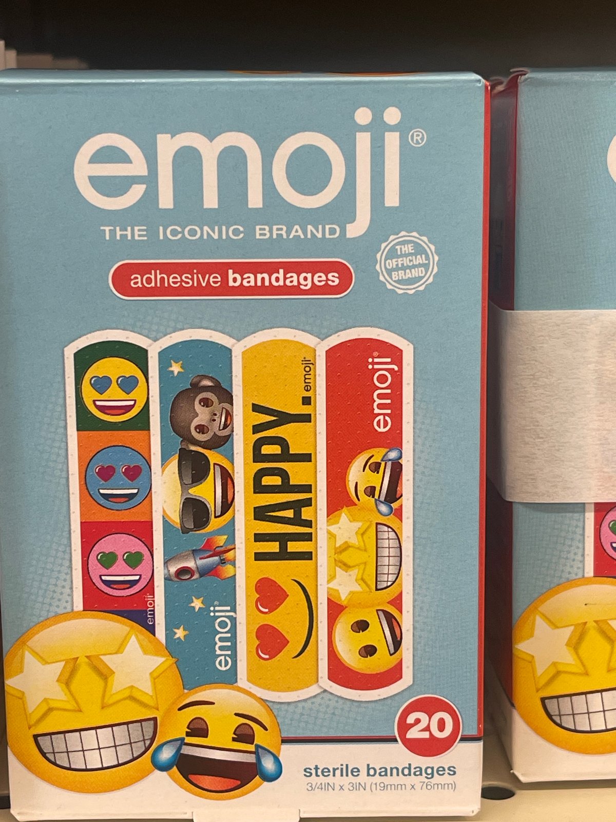 Emoji adhesive bandages