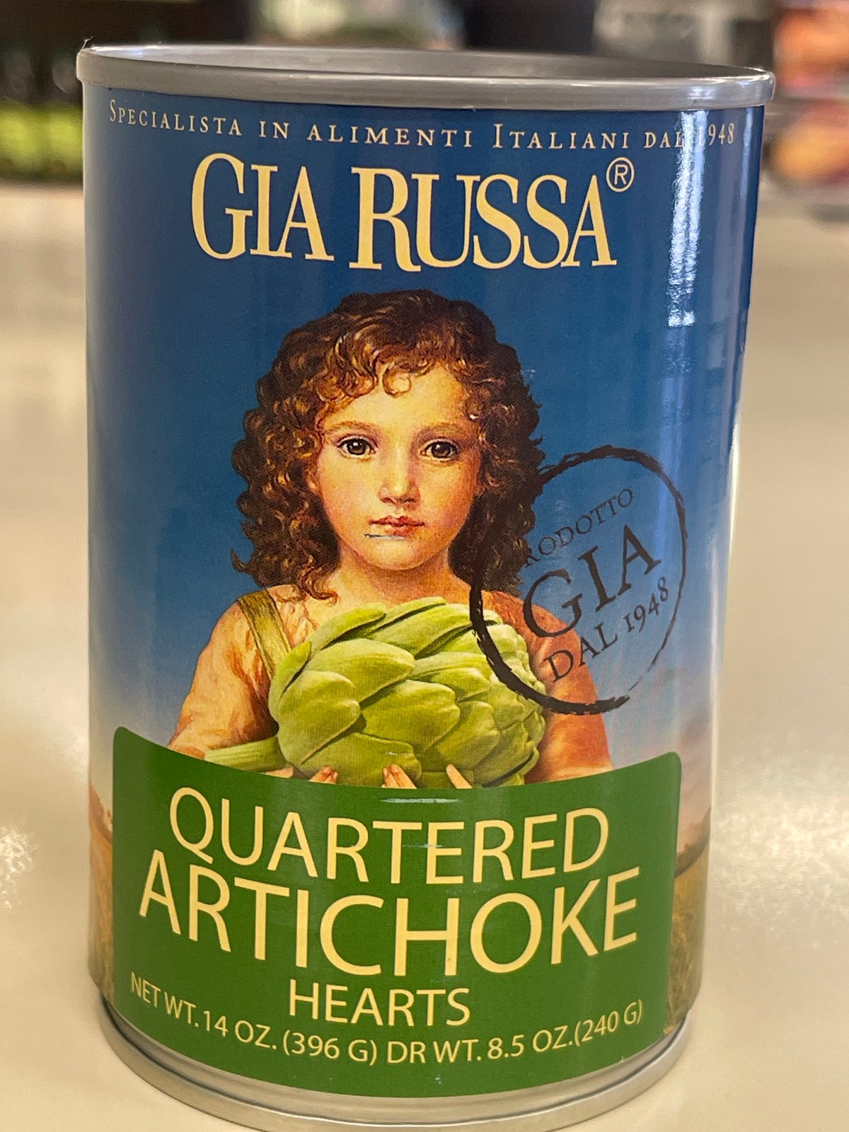 Gia russa quartered artichoke hearts