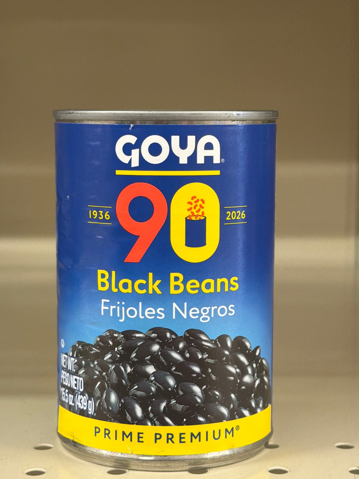 GOYA 90 black beans 15.5oz