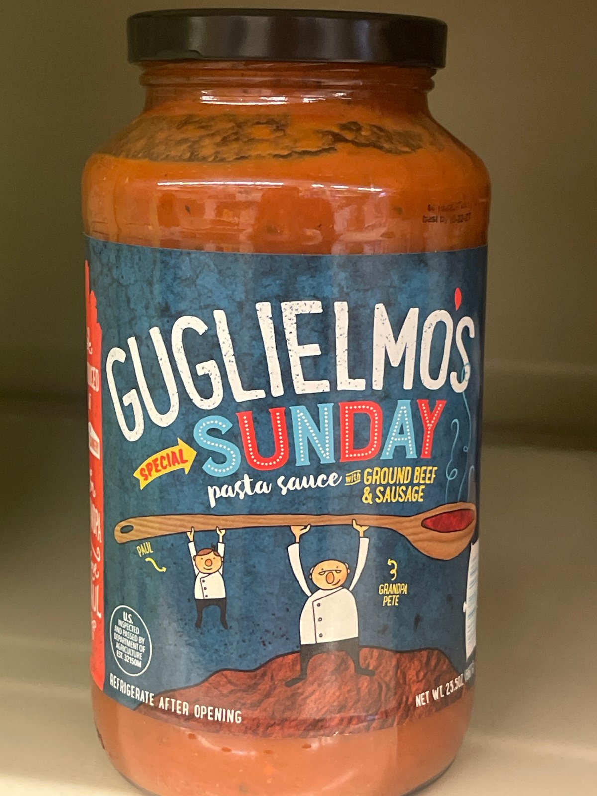 Guglielmoβs pasta sauce