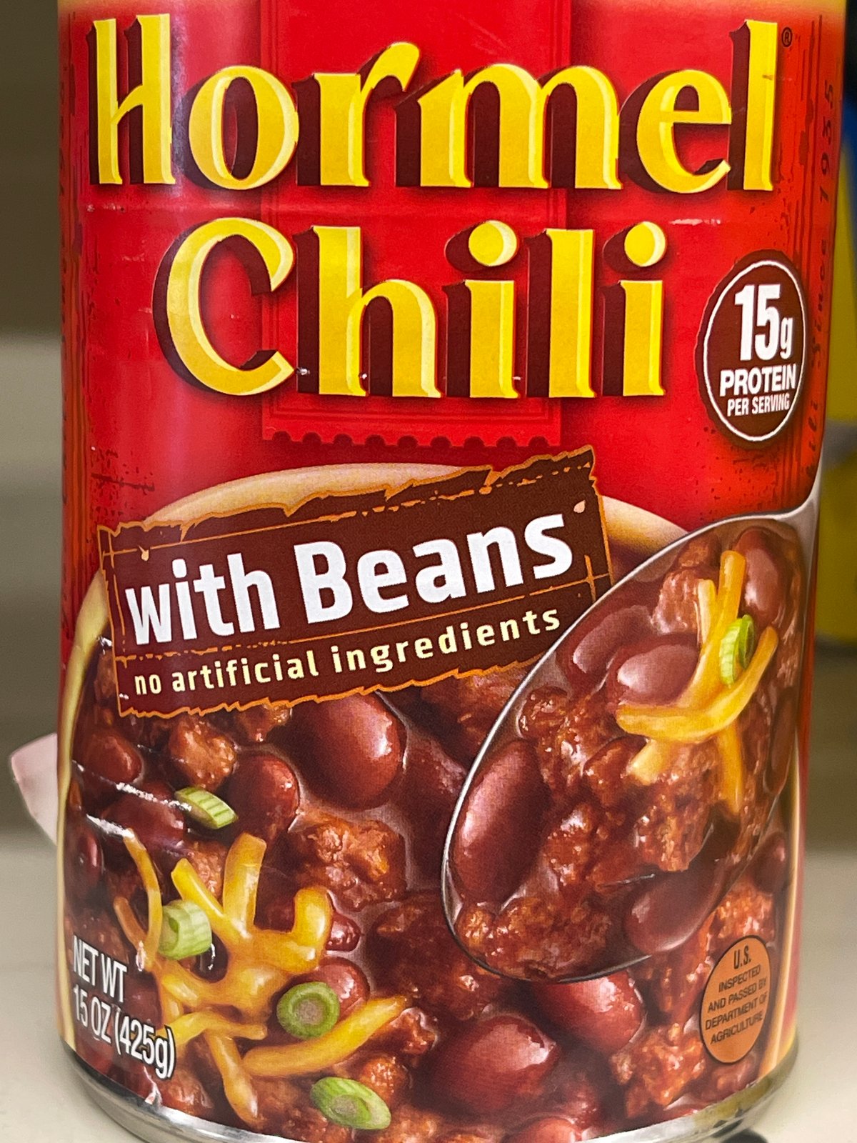 Hormel chili with beans