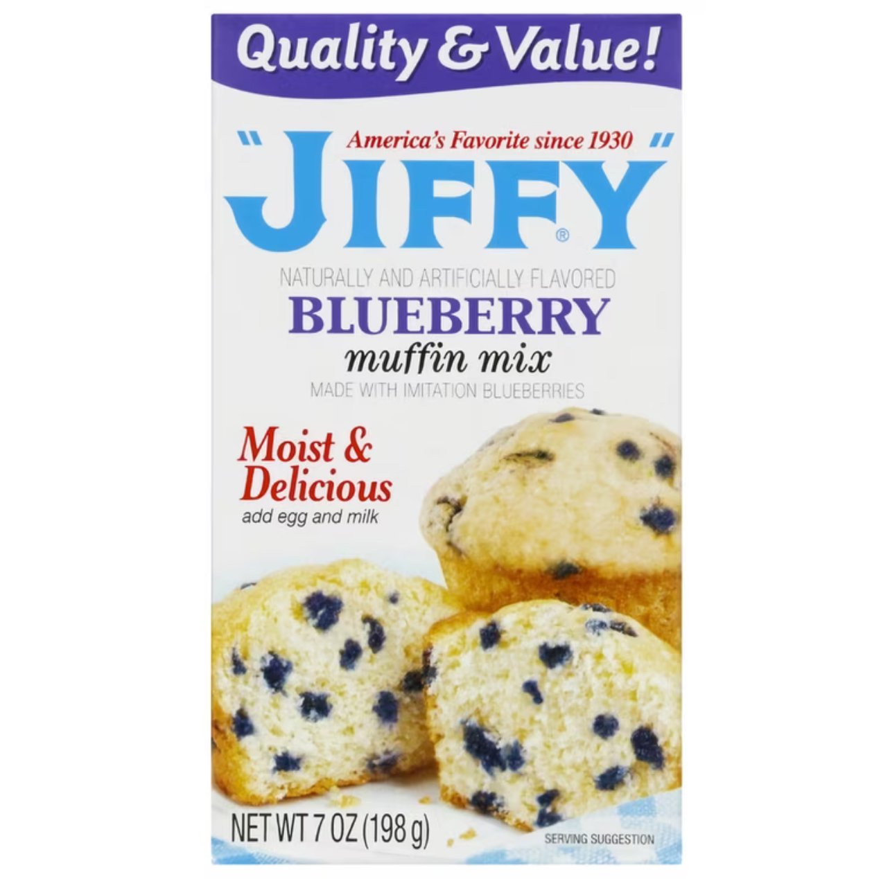 Jiffy blueberry muffin mix
