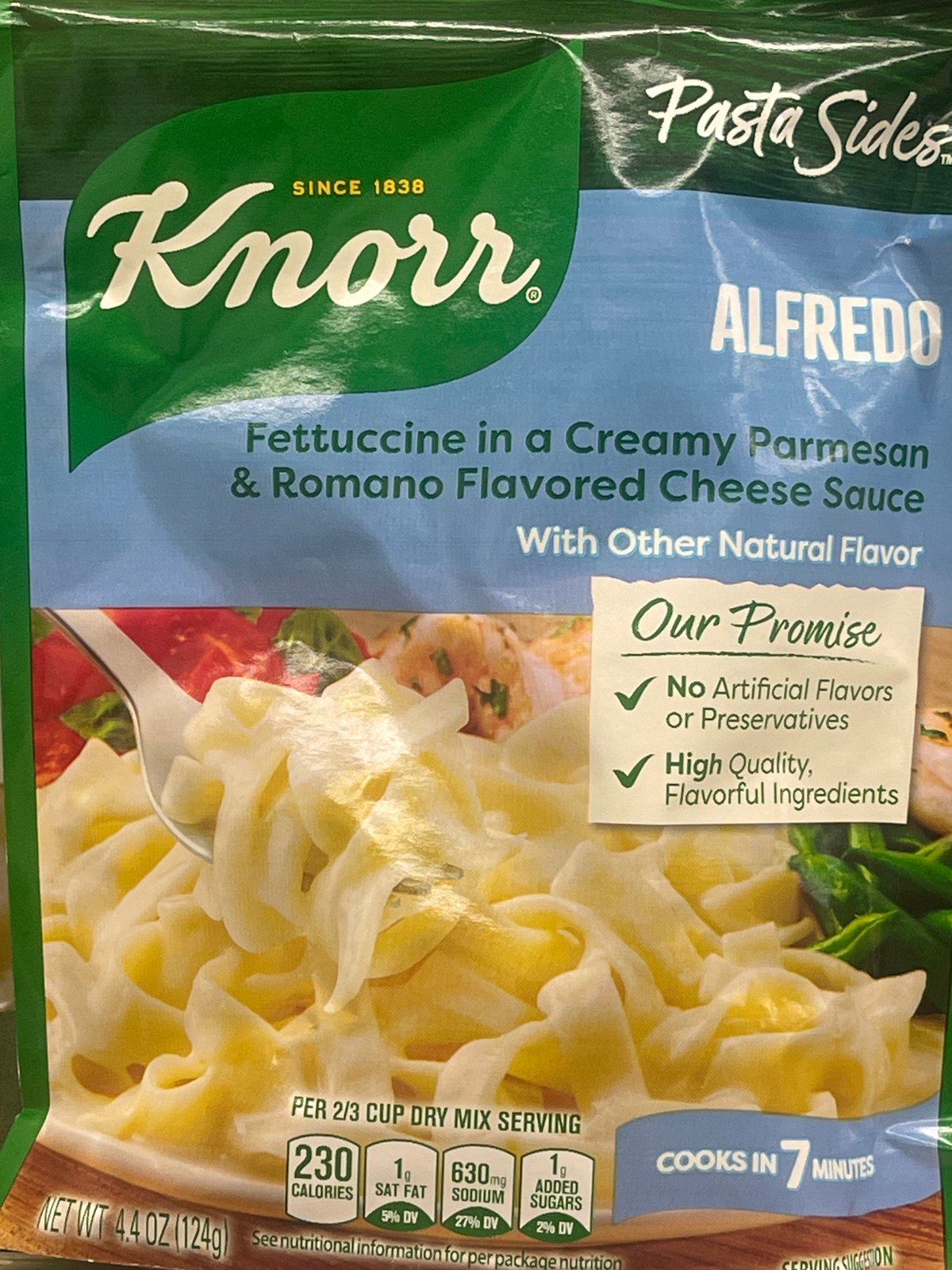 Knorr alfredo pasta