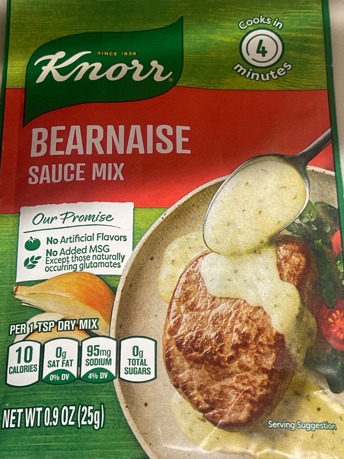 Knorr bearnaise sauce mix