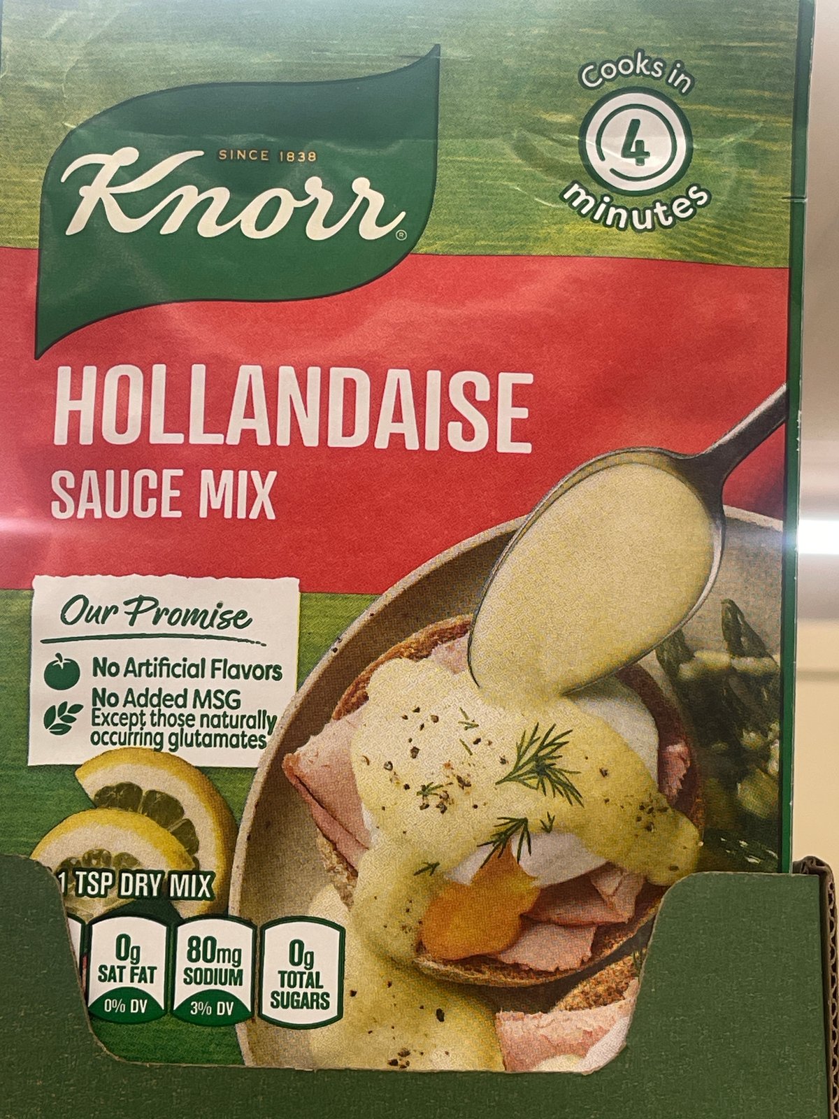 Knorr hollandaise sauce mix