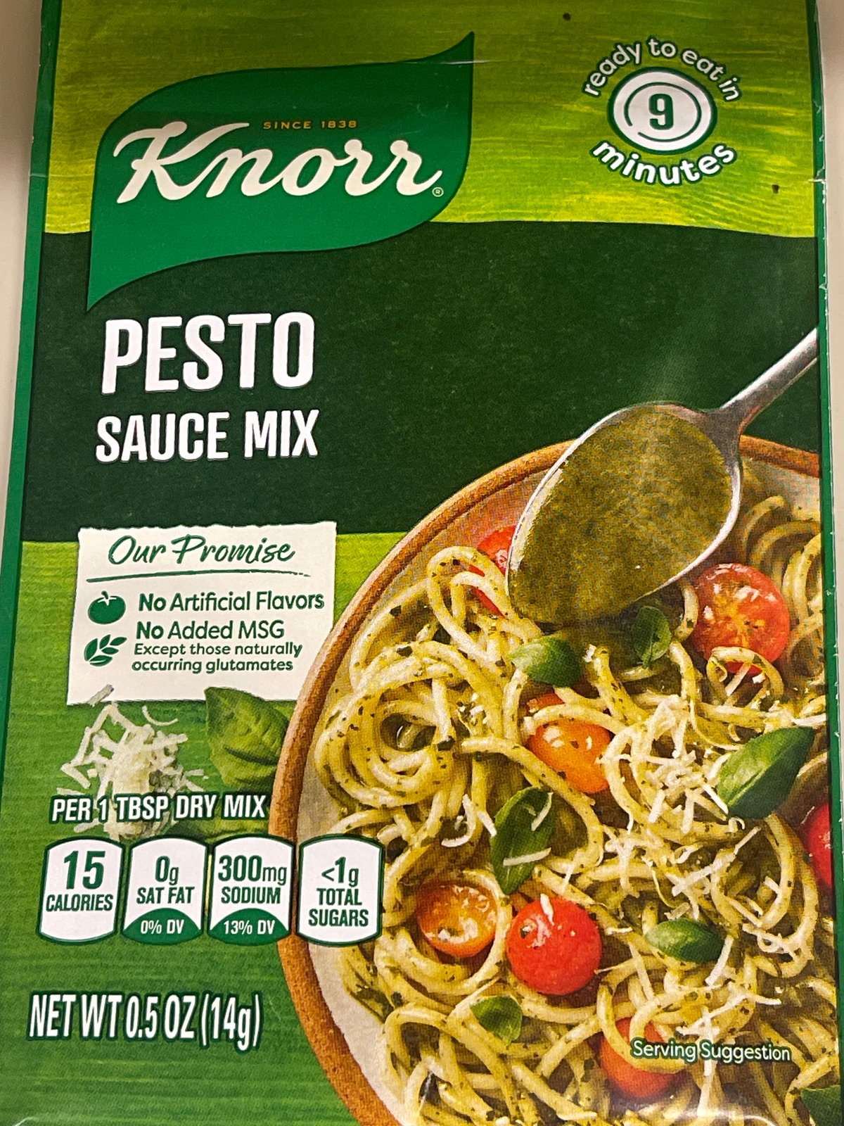 Knoor pesto sauce mix