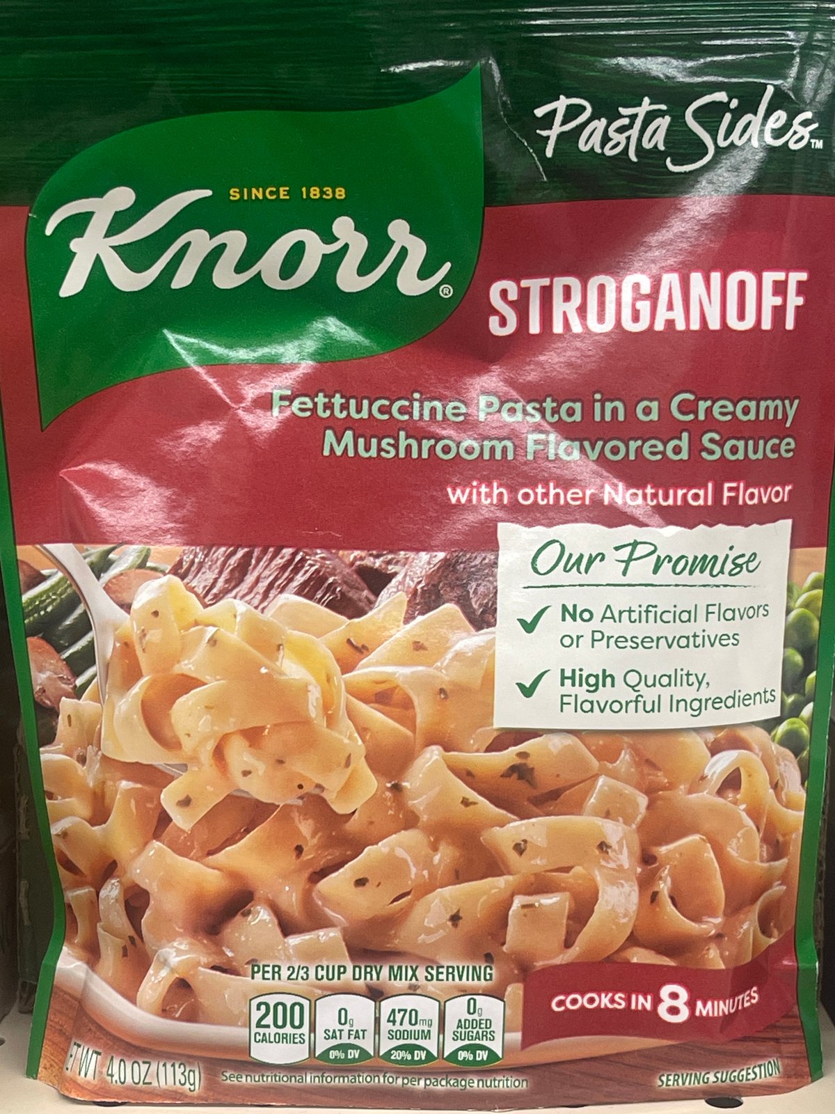 Knorr stroganoff pasta