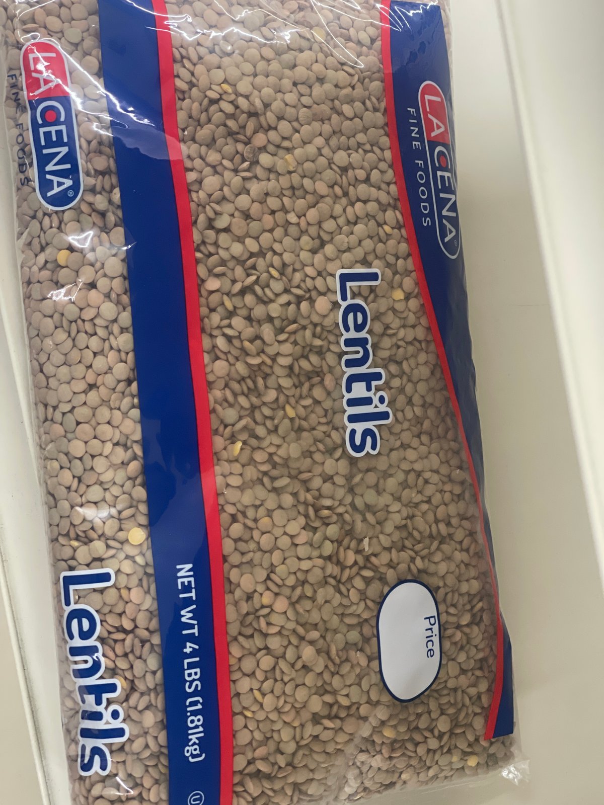 La cena lentils