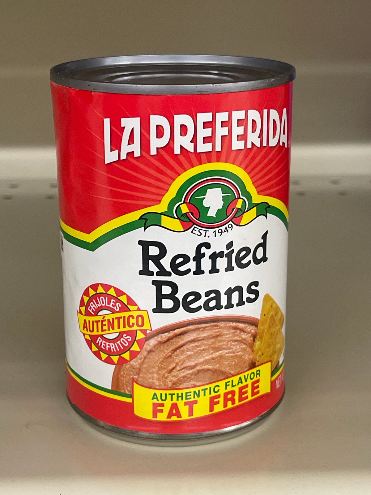 La preferida refried beans-fat free
