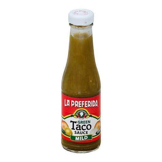 la preferida taco sauce mild-green